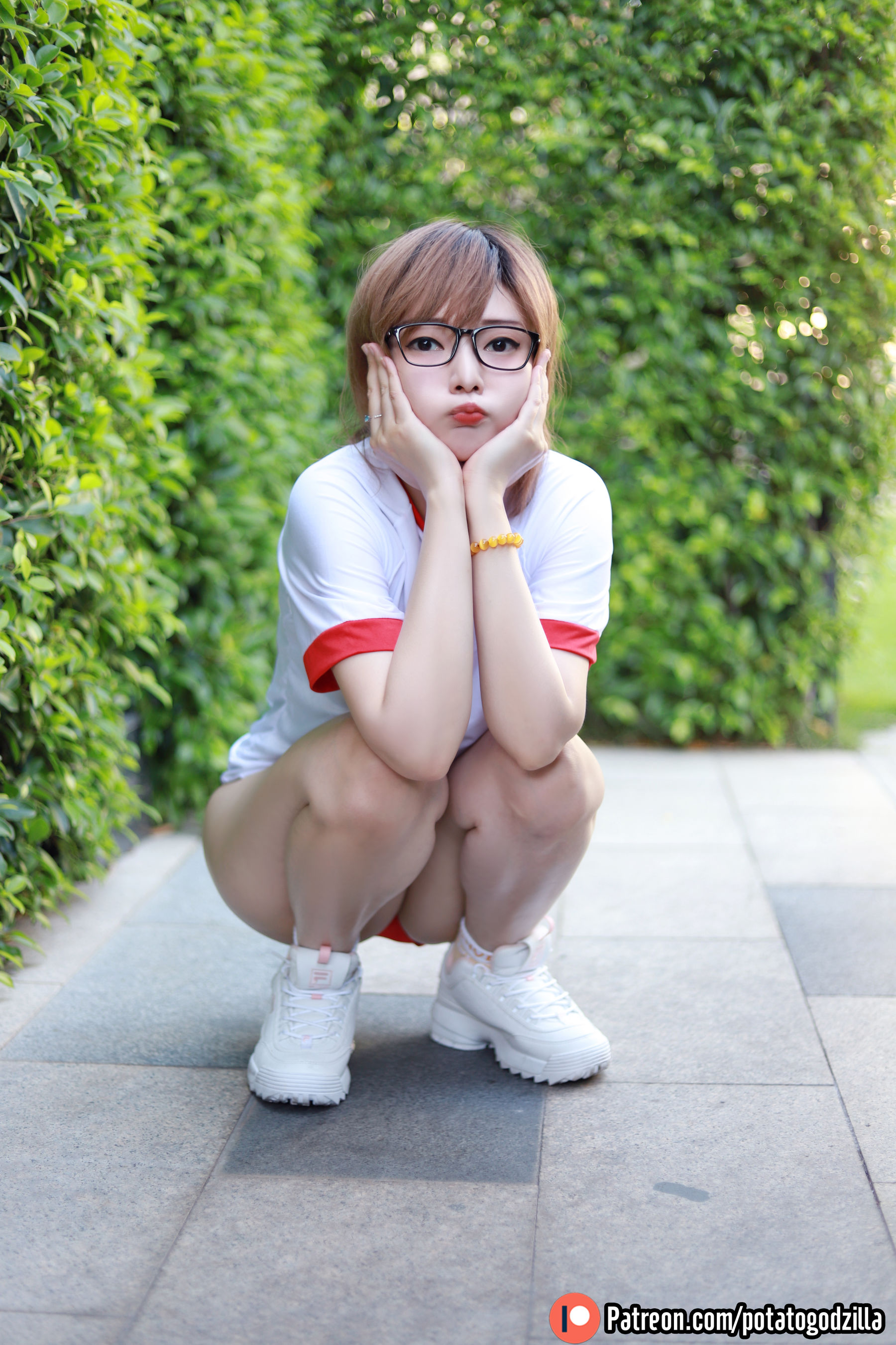 [COS福利] Coser小姐姐Potato Godzilla - Gym Uniform
