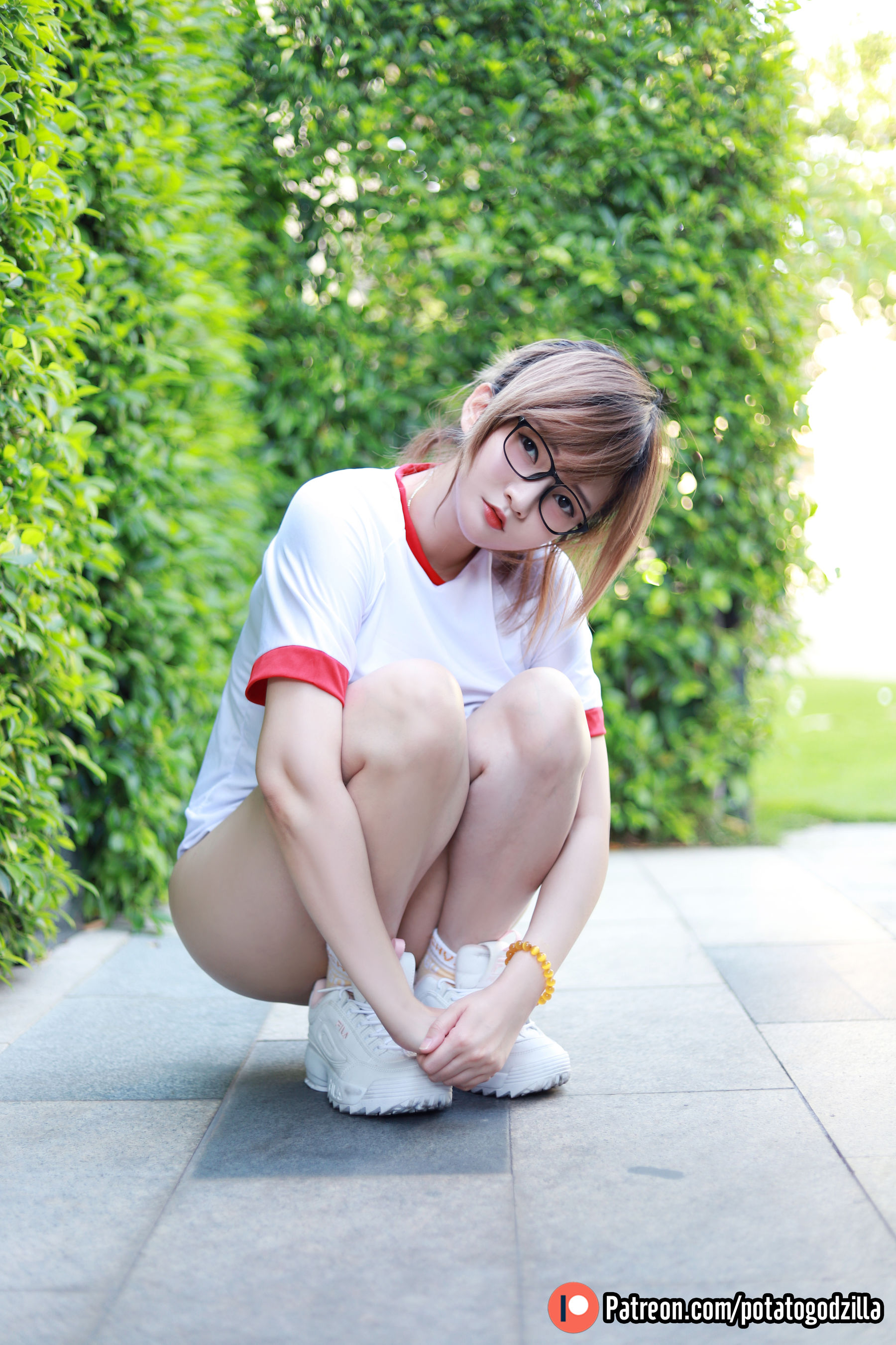[COS福利] Coser小姐姐Potato Godzilla - Gym Uniform