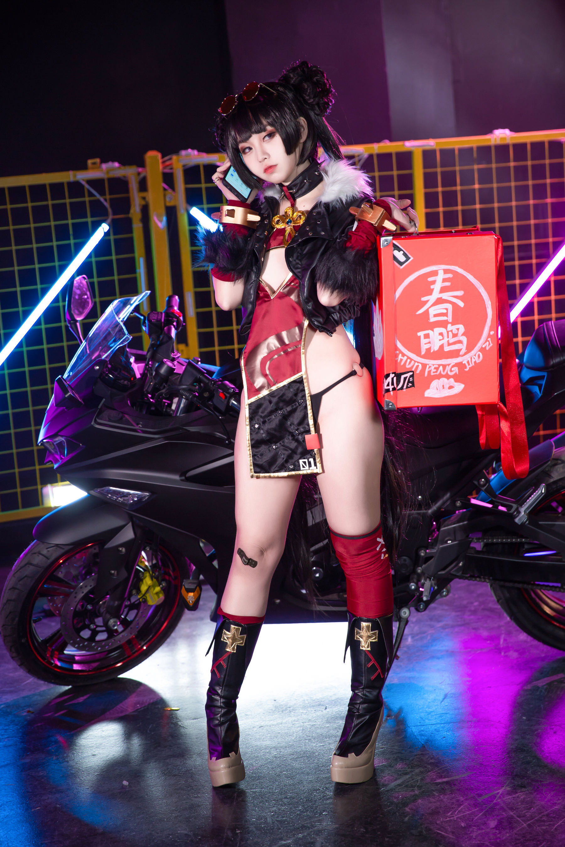 [COS福利] 动漫博主G44不会受伤 - 春鹏饺子外卖小妹
