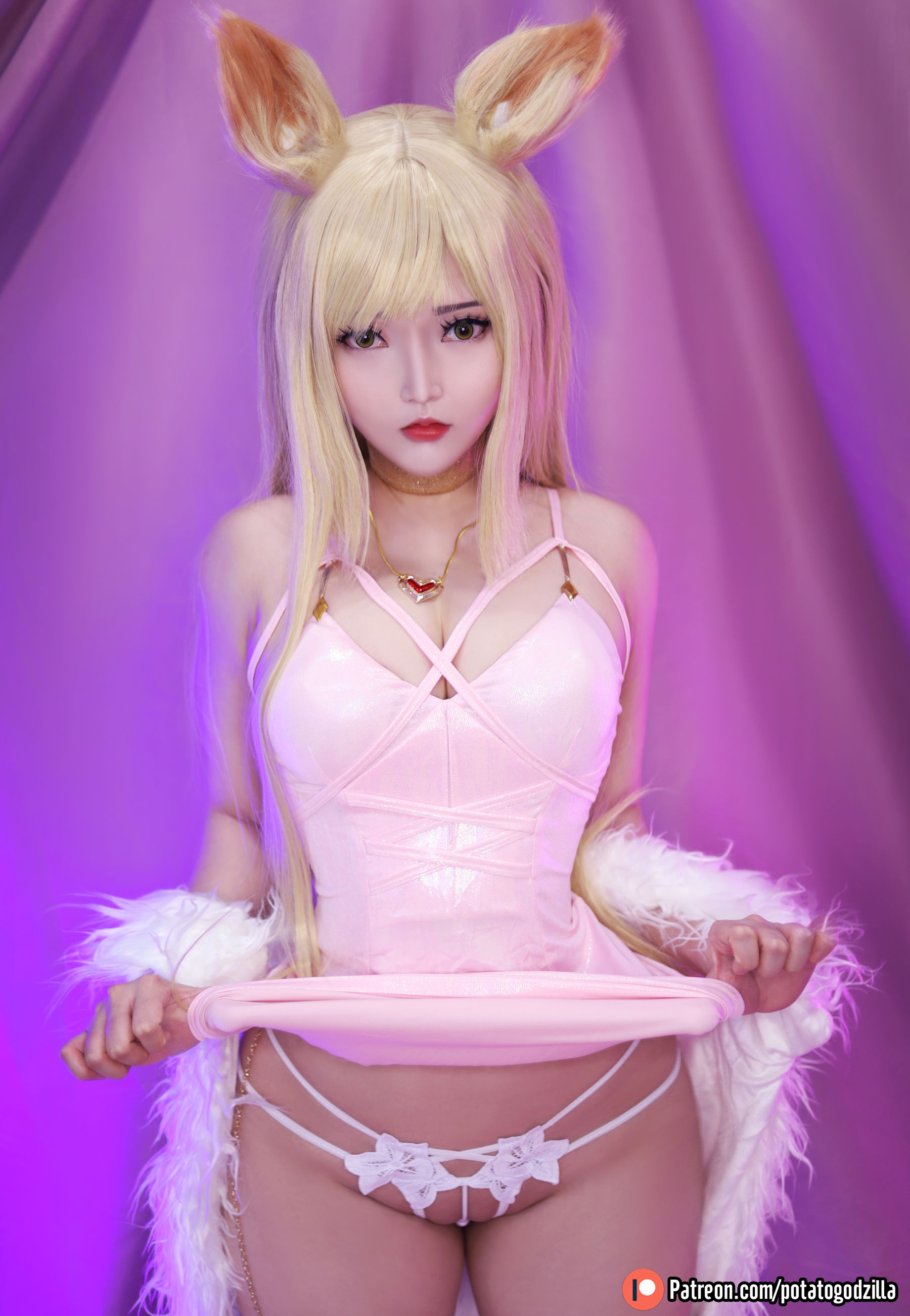 [COS福利] Coser小姐姐Potato Godzilla - KDA Ahri