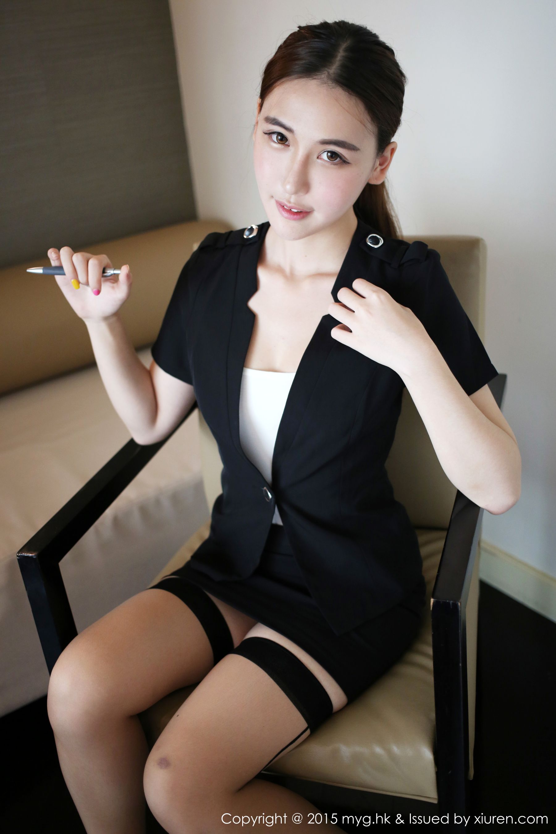 熊吖BOBO《老师制服诱惑》 [美媛馆MyGirl] Vol.161