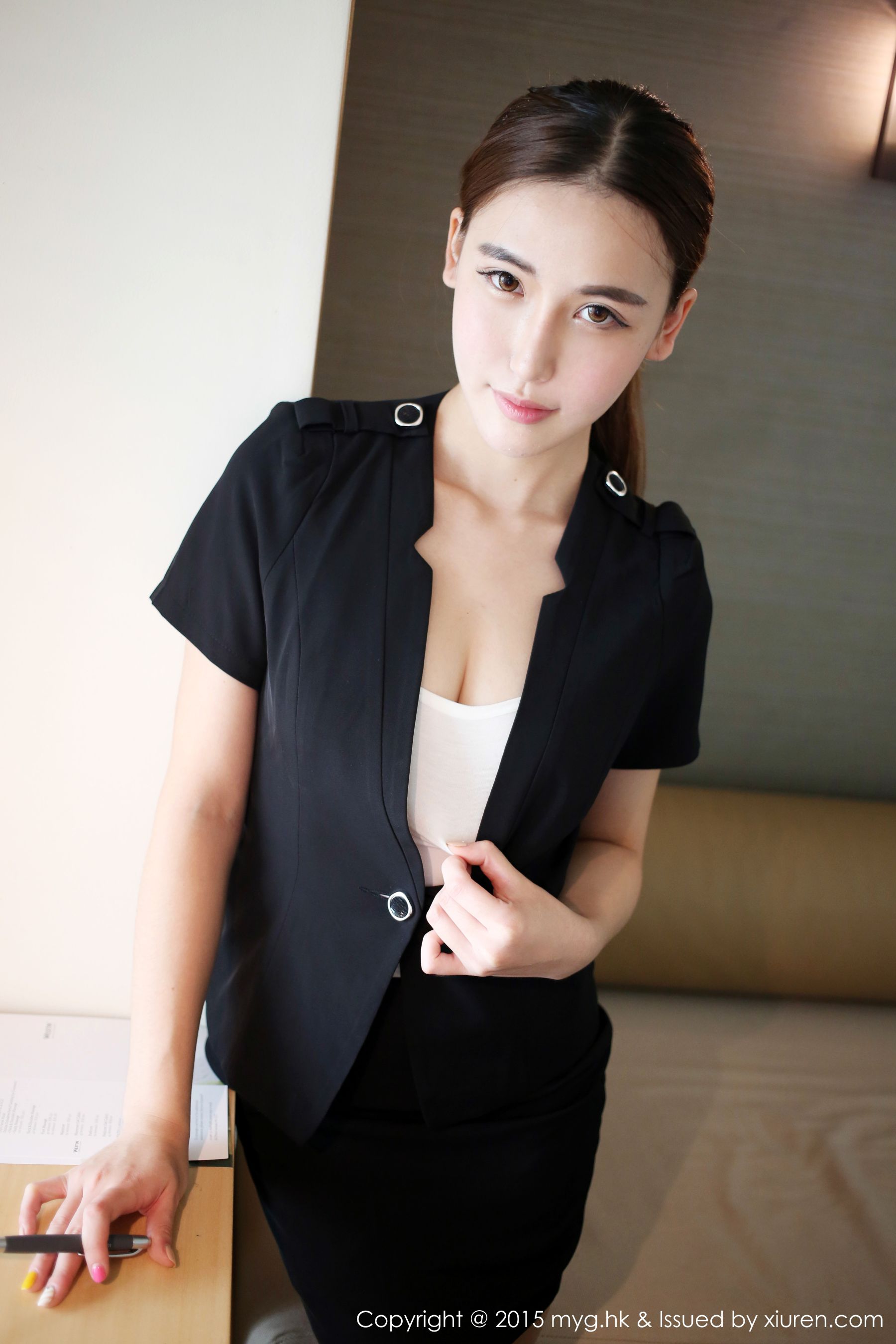 熊吖BOBO《老师制服诱惑》 [美媛馆MyGirl] Vol.161