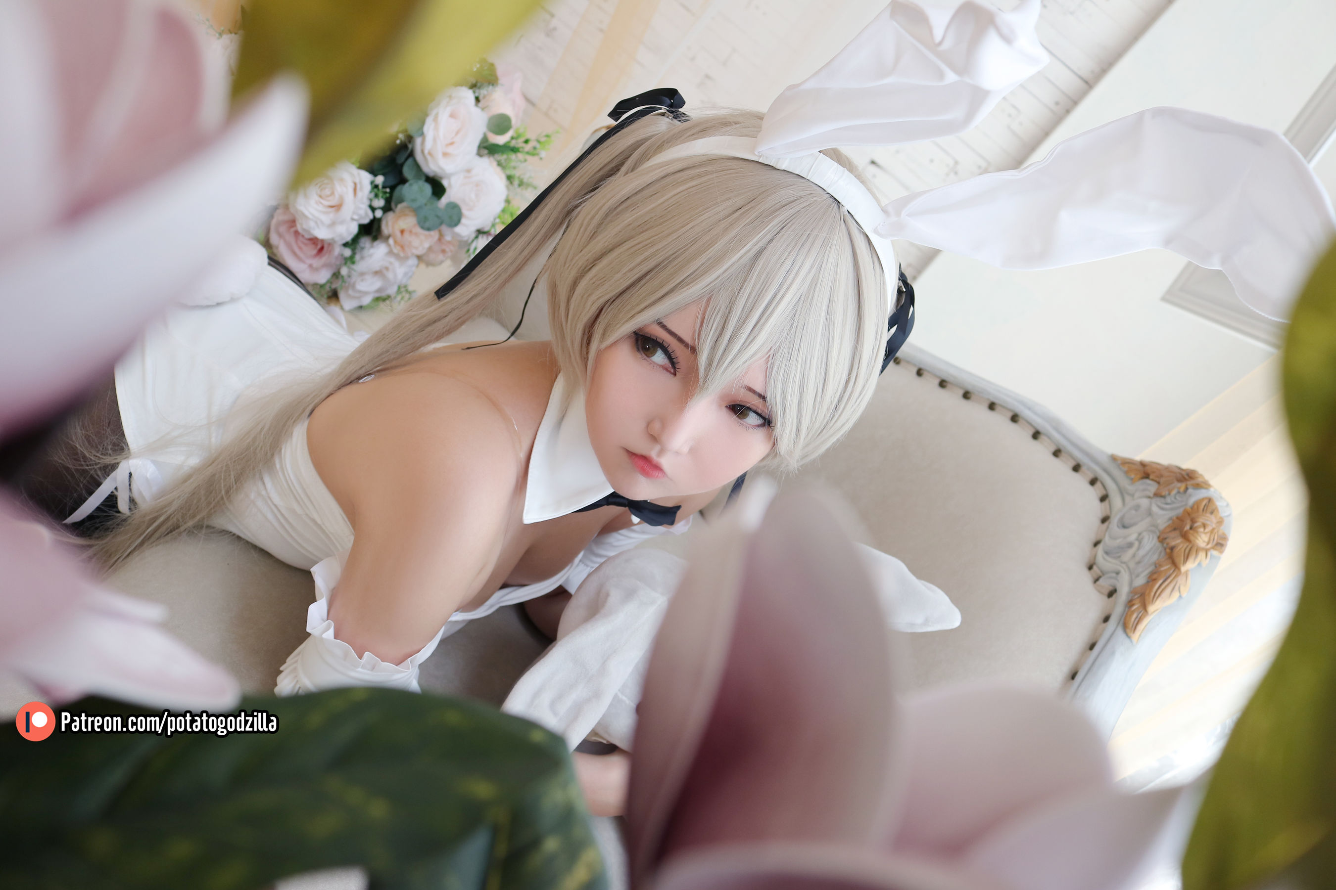 [COS福利] Coser小姐姐Potato Godzilla - Sora Kasugano Bunny Suit