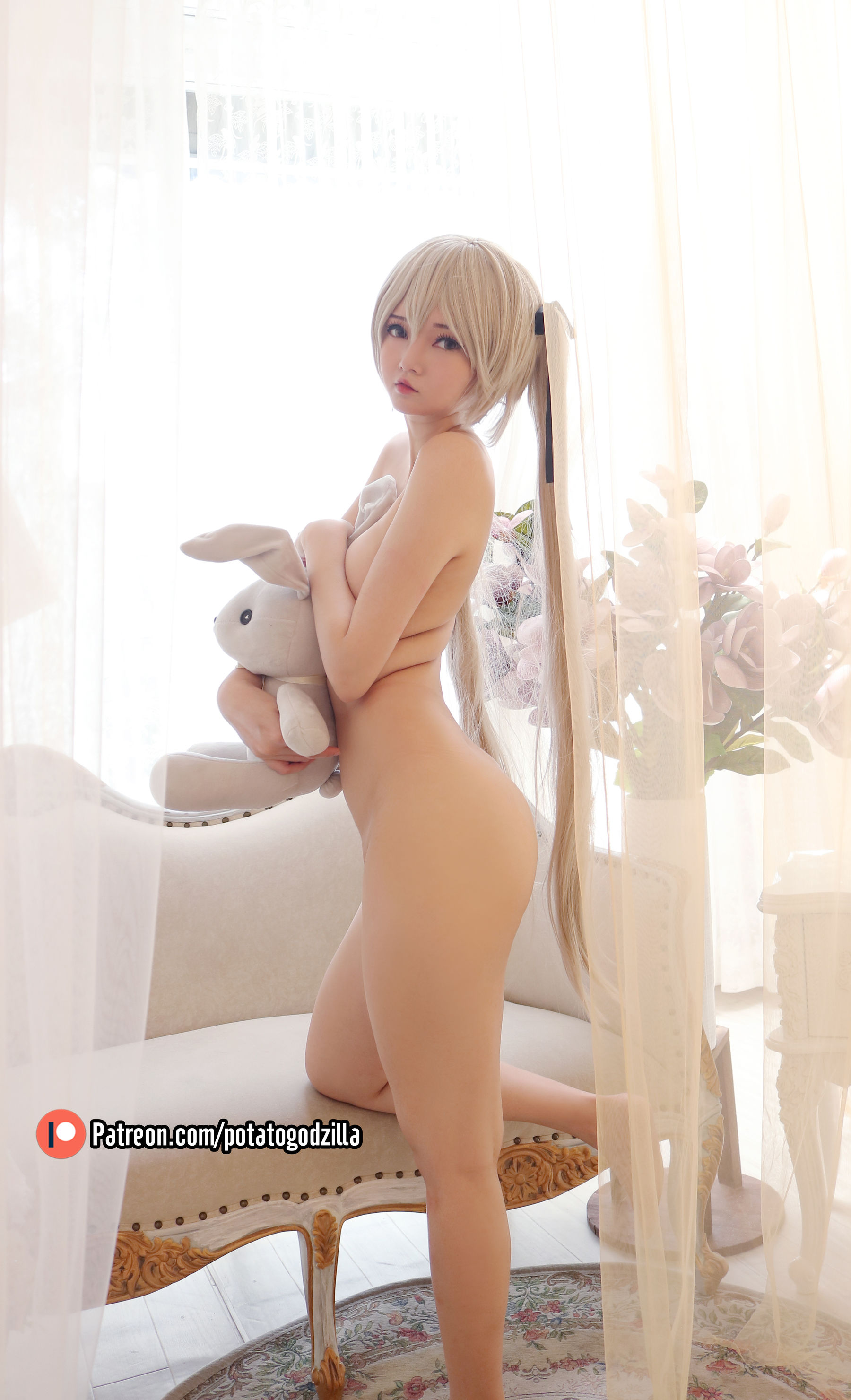 [COS福利] Coser小姐姐Potato Godzilla - Sora Kasugano Bunny Suit