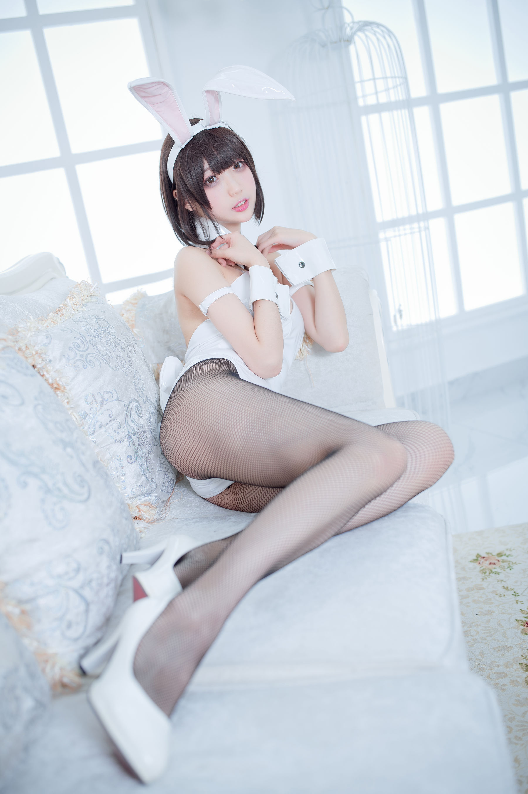 [COS福利] 周叽是可爱兔兔 - 加藤惠兔女郎