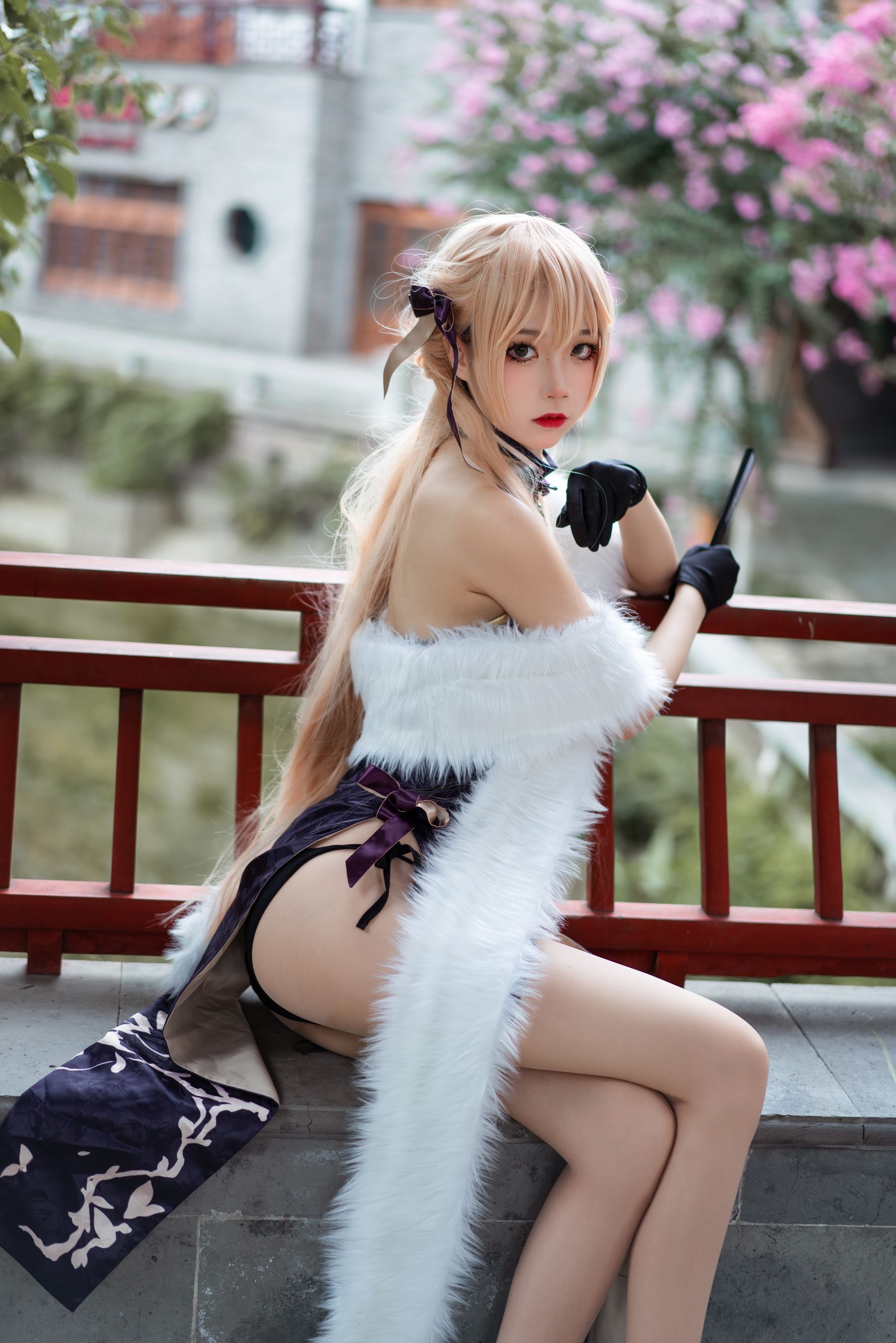 [COS福利] 清纯少女五更百鬼 - OTS-14旗袍