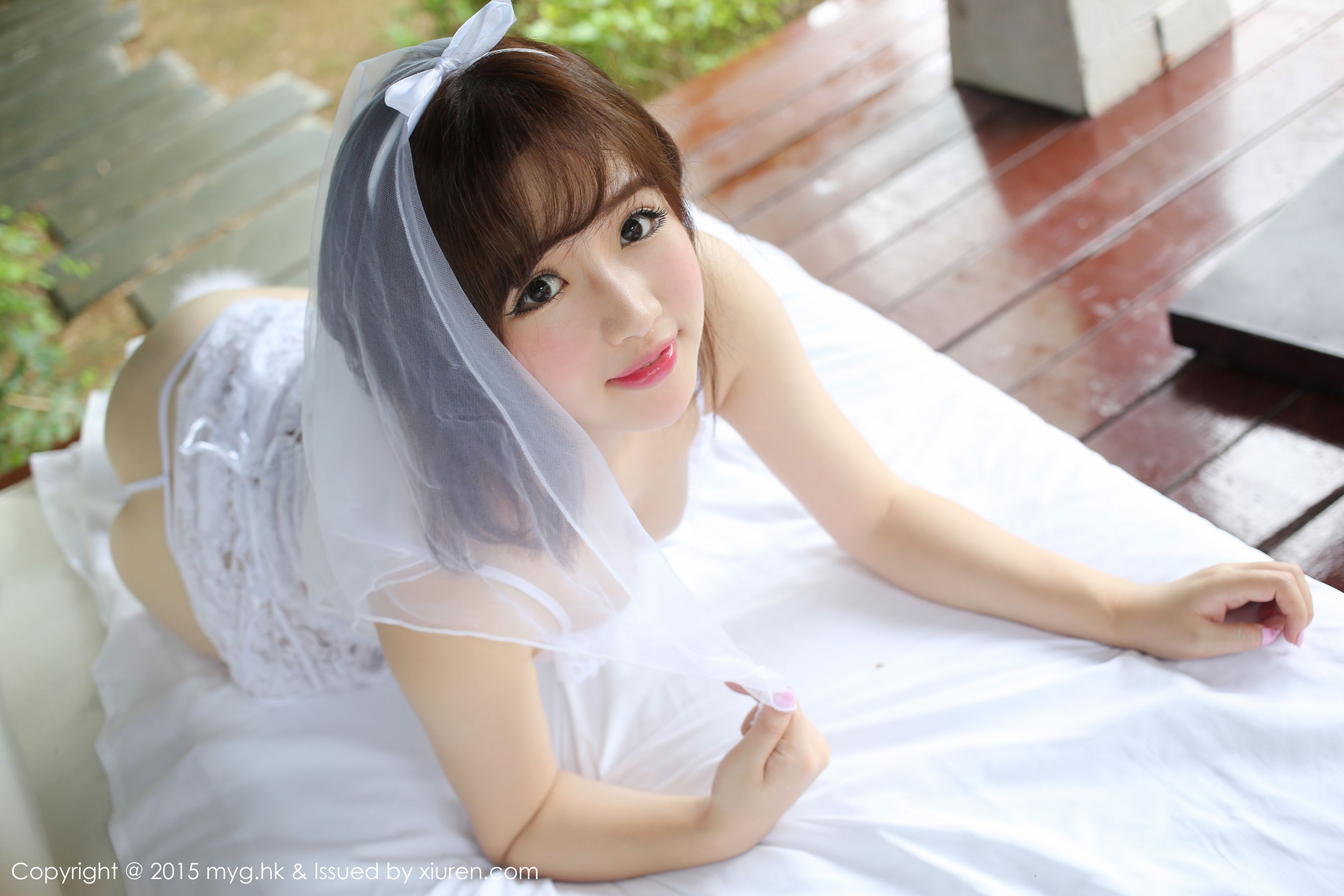 徐cake《白色婚纱系列》 [美媛馆MyGirl] Vol.165