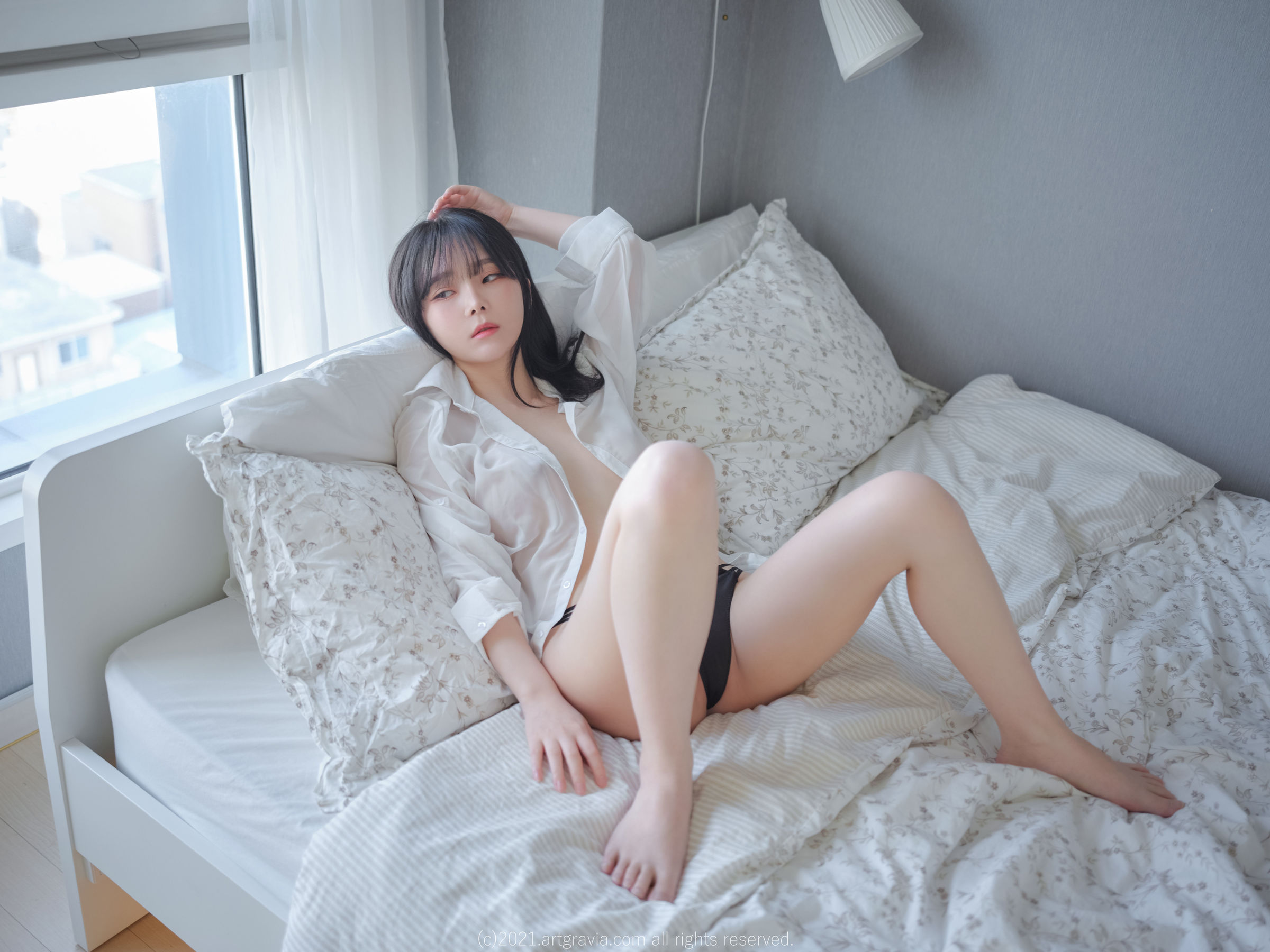 [ARTGRAVIA] VOL.261 Ming Sunha - 白衬衫女友居家诱惑
