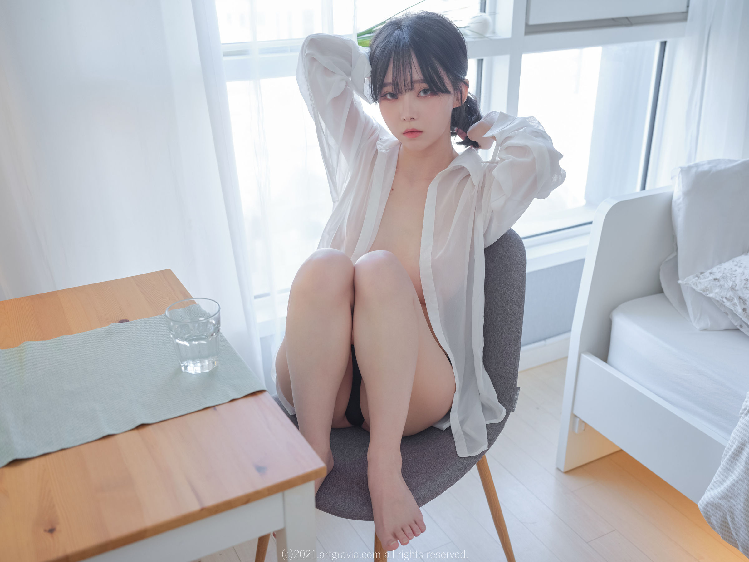 [ARTGRAVIA] VOL.261 Ming Sunha - 白衬衫女友居家诱惑