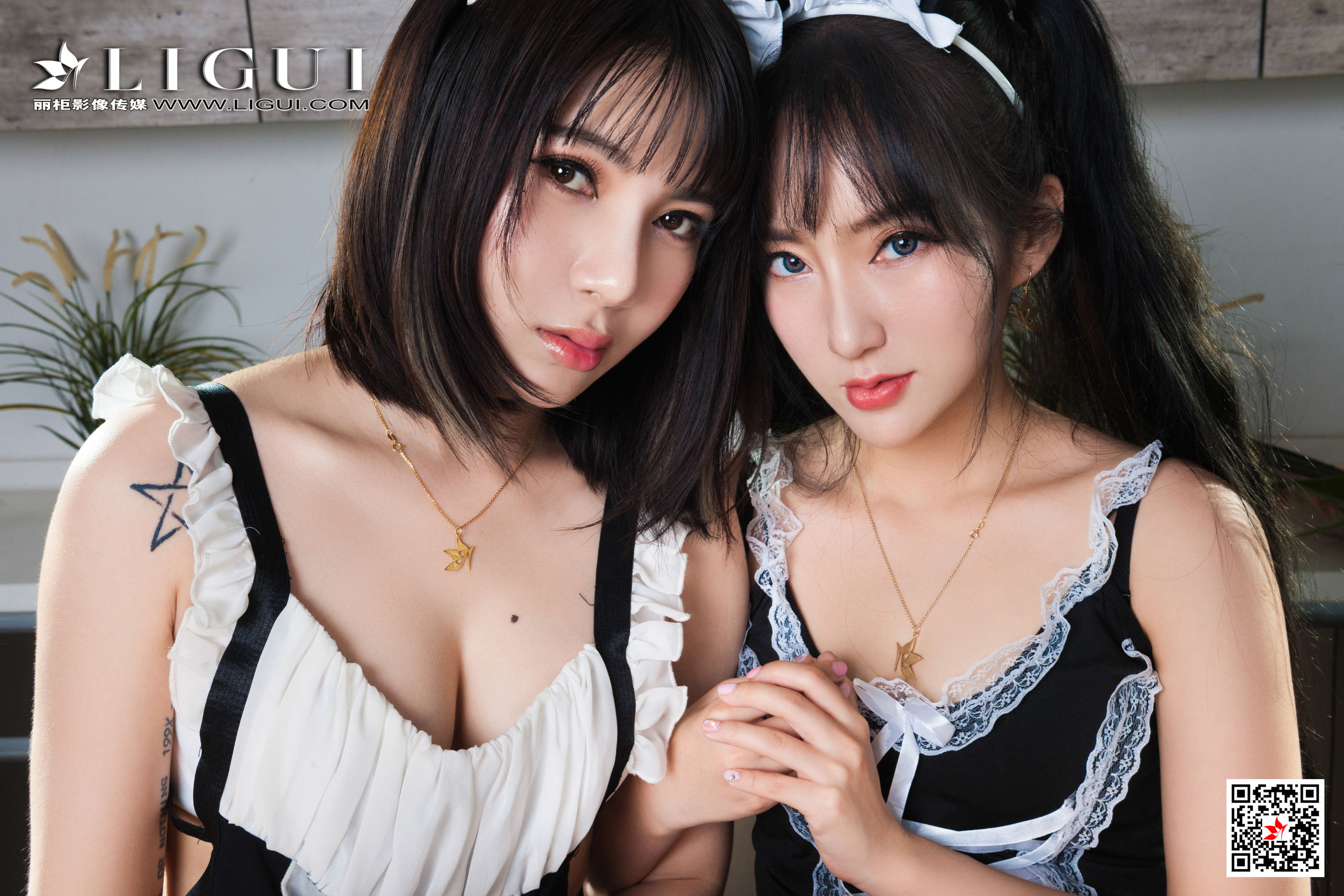[丽柜Ligui] 网络丽人 Model 小七&汐汐