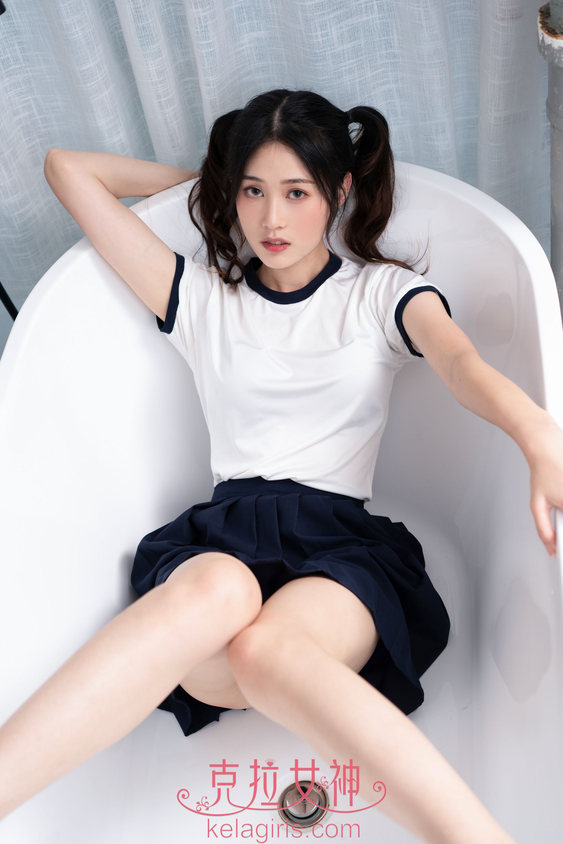 [克拉女神Kelagirls]  苏棠 学妹の蕾丝T裤