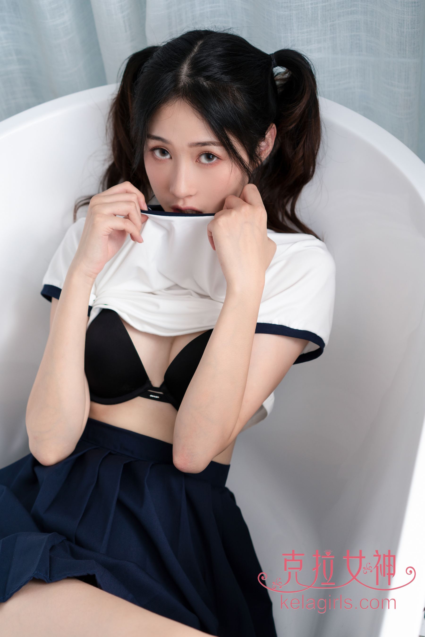 [克拉女神Kelagirls]  苏棠 学妹の蕾丝T裤