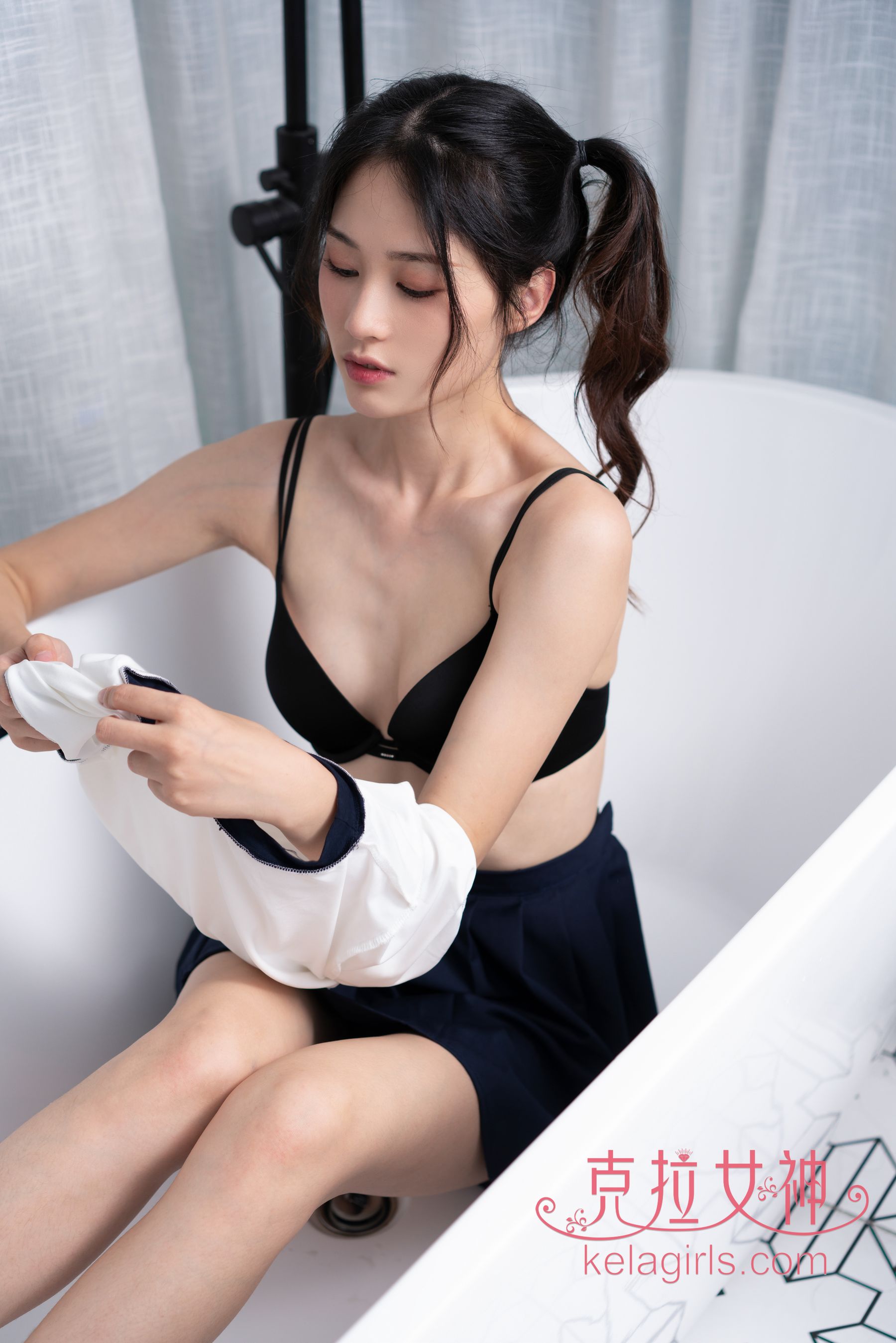 [克拉女神Kelagirls]  苏棠 学妹の蕾丝T裤