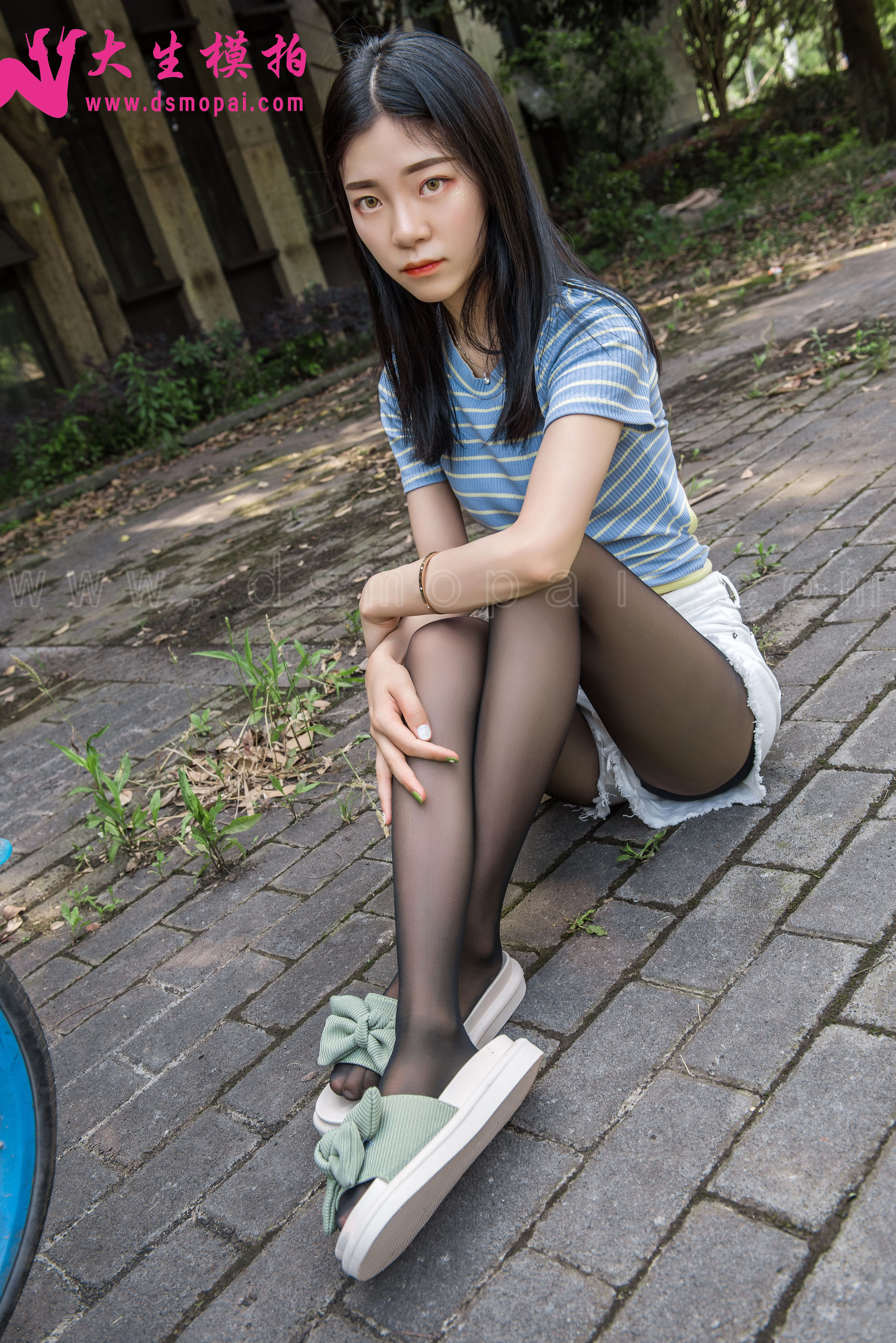 [大生模拍] NO.190 慧慧 黑丝单车
