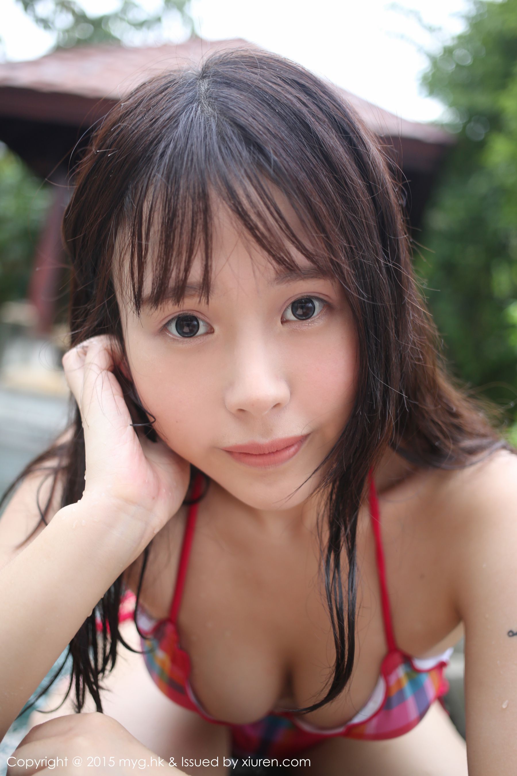 Evelyn艾莉《大胆比基尼湿身外拍》 [美媛馆MyGirl] Vol.186