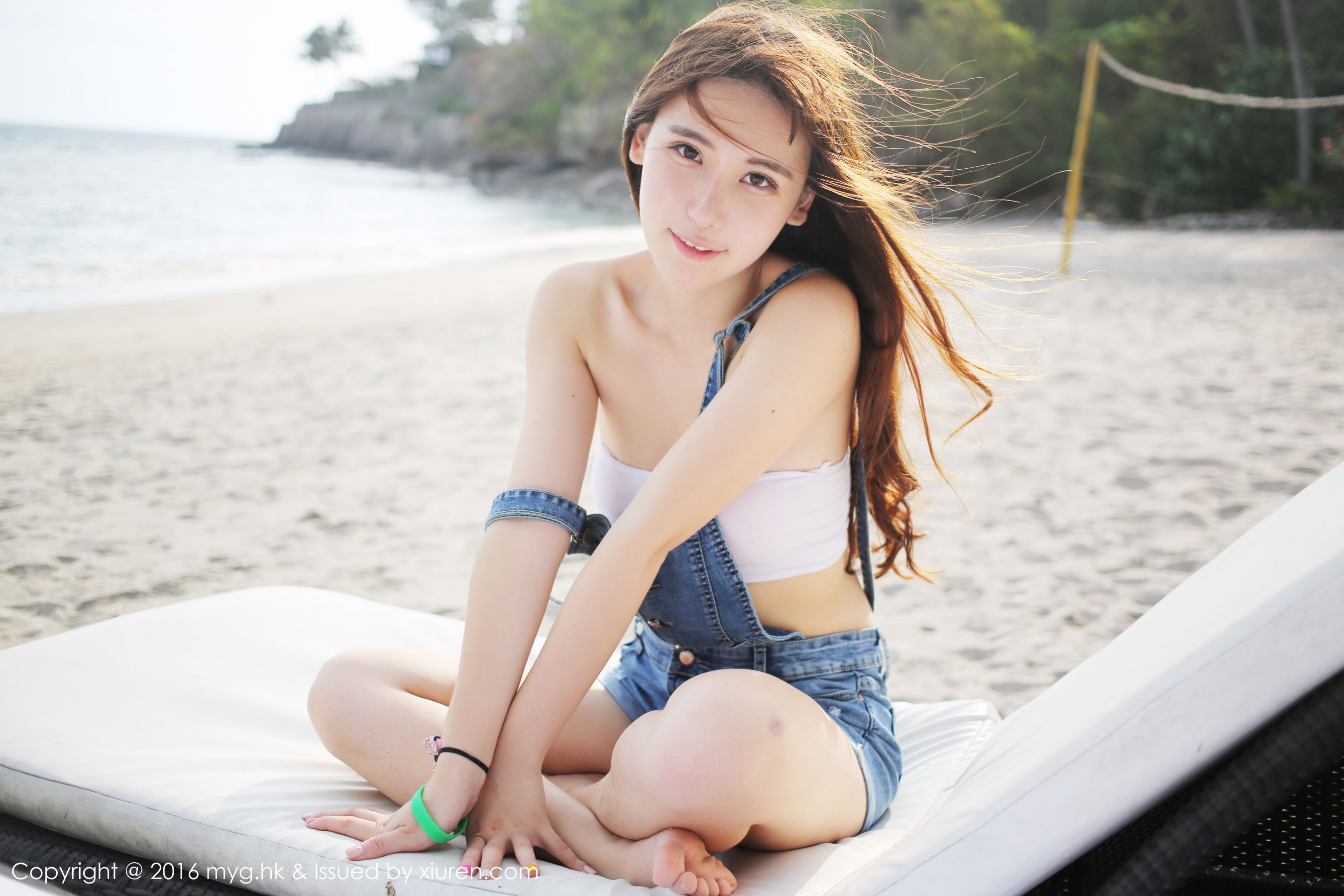 熊吖BOBO《龙目岛旅拍》海滩唯美清新系列 [美媛馆MyGirl] Vol.191