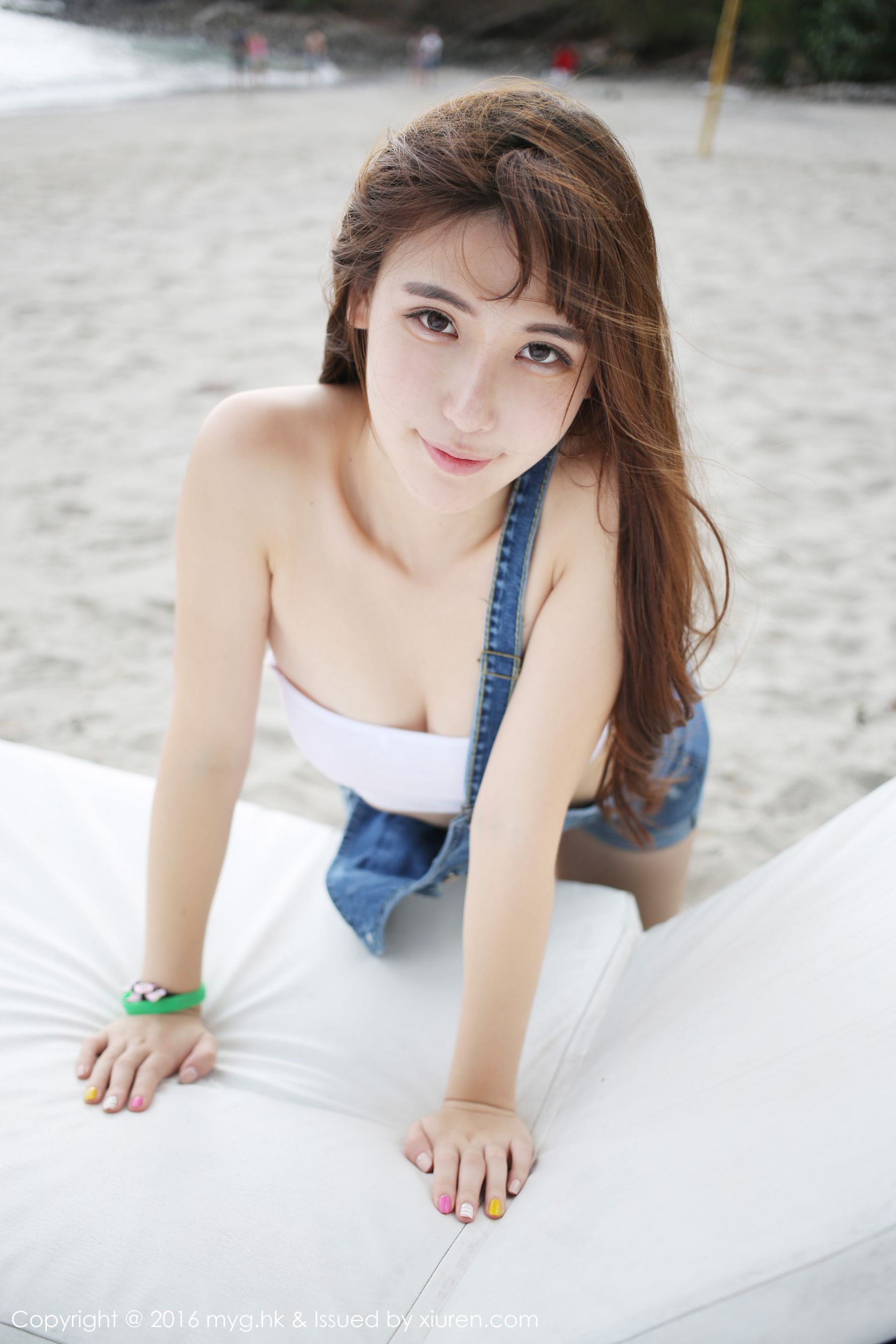 熊吖BOBO《龙目岛旅拍》海滩唯美清新系列 [美媛馆MyGirl] Vol.191