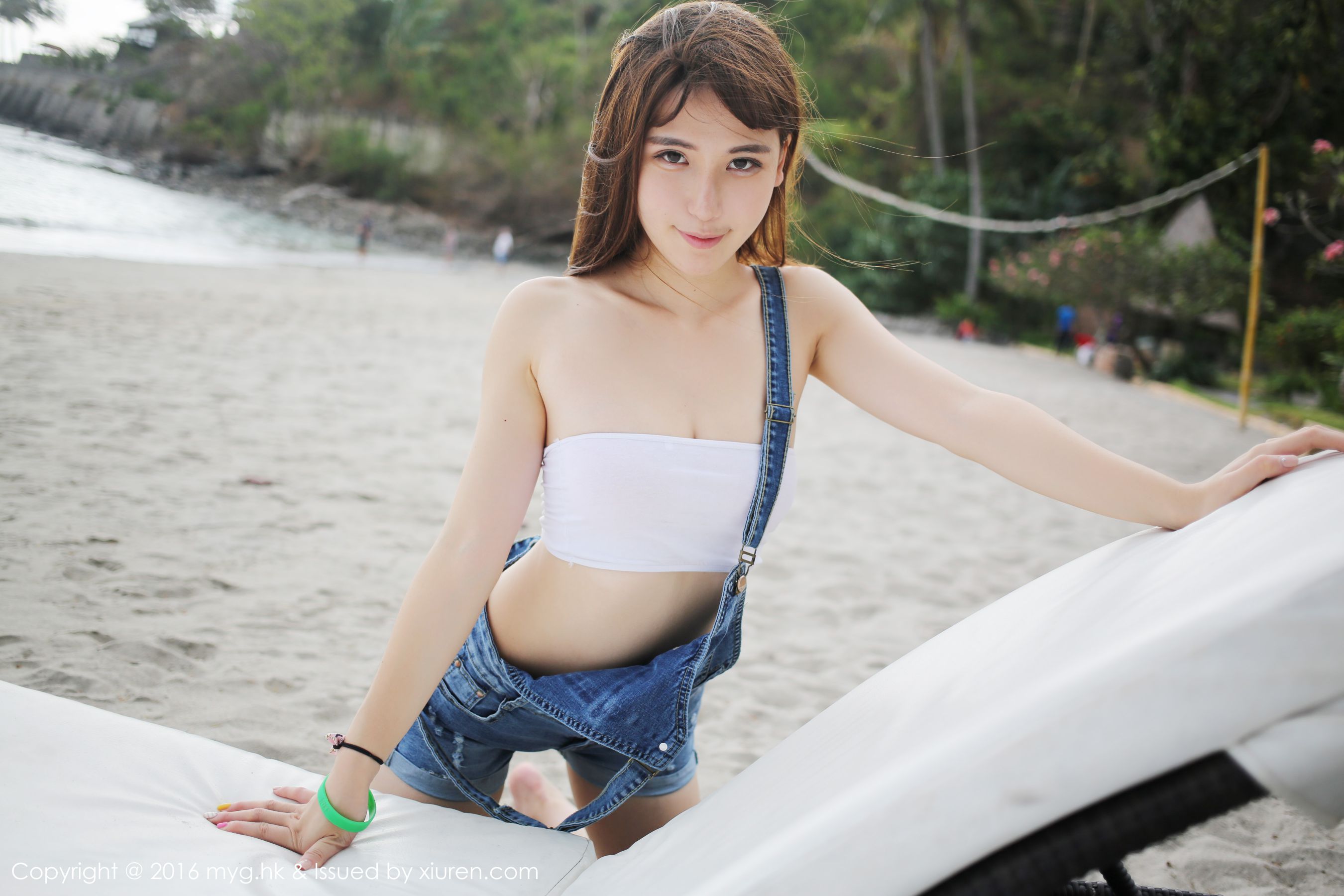 熊吖BOBO《龙目岛旅拍》海滩唯美清新系列 [美媛馆MyGirl] Vol.191