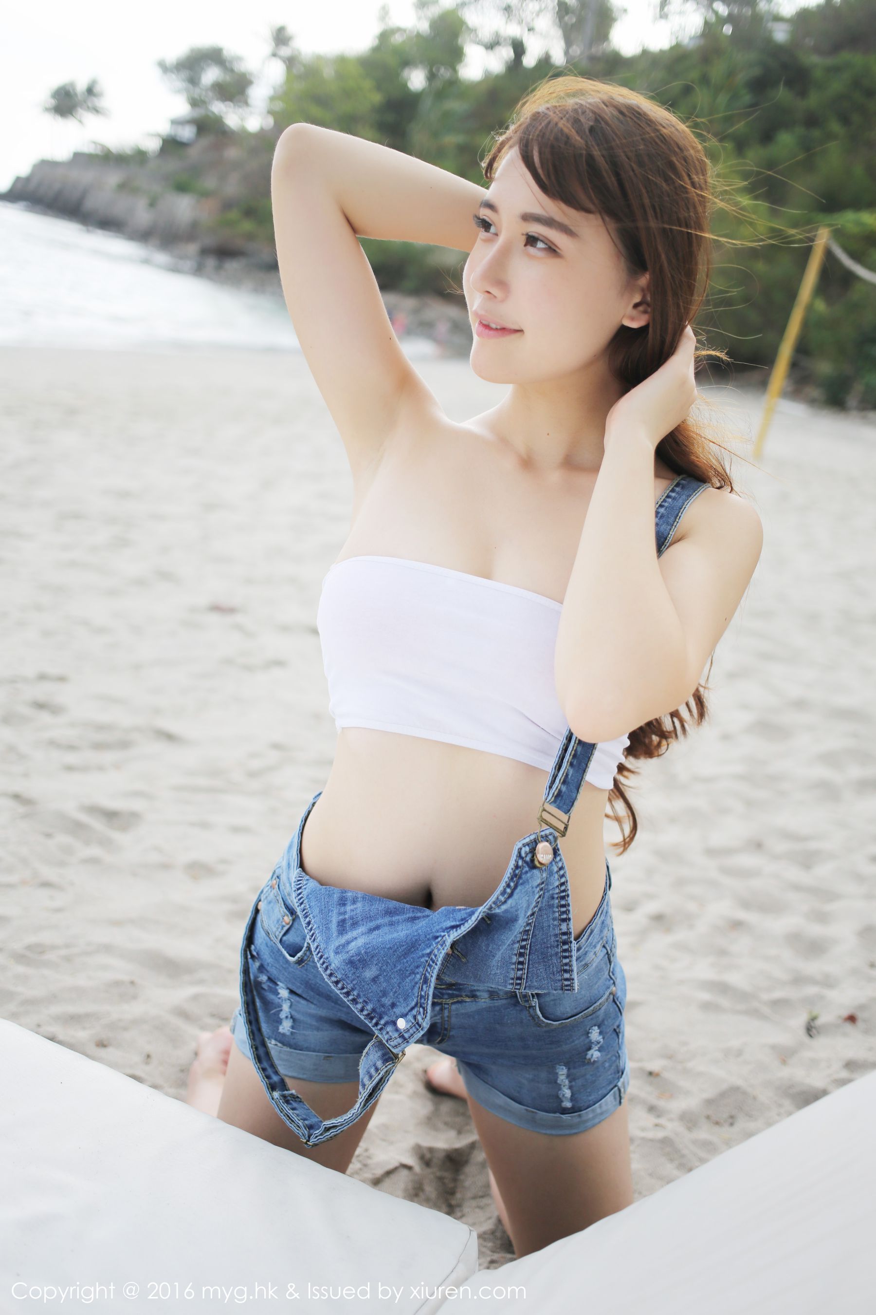 熊吖BOBO《龙目岛旅拍》海滩唯美清新系列 [美媛馆MyGirl] Vol.191