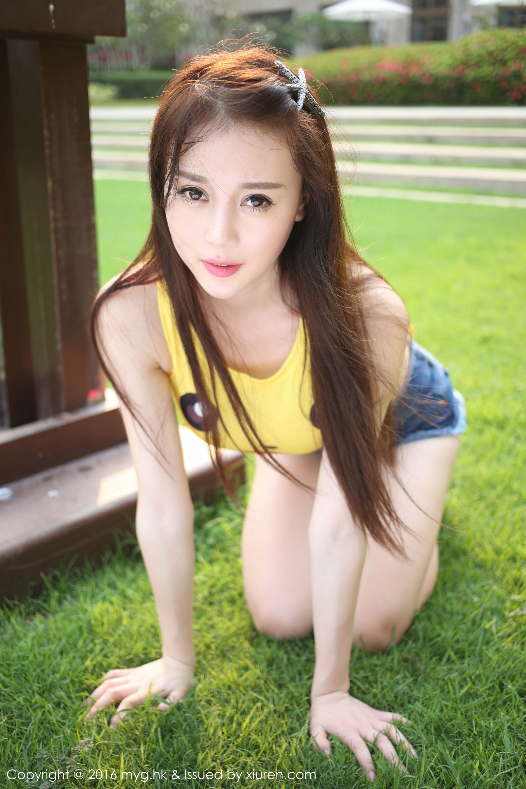 赵小米Kitty《性感比基尼+可爱比卡丘+超短牛仔裤》 [美媛馆MyGirl] Vol.203