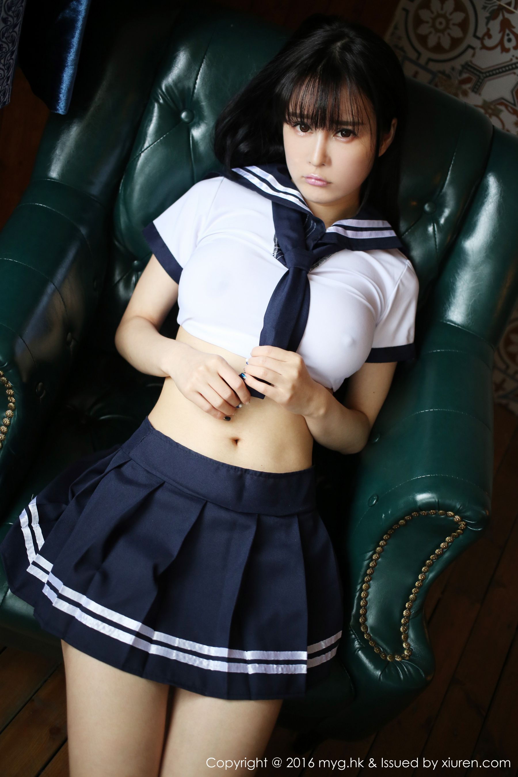 蔡文钰Angle《水手服学生制服》 [美媛馆MyGirl] Vol.212