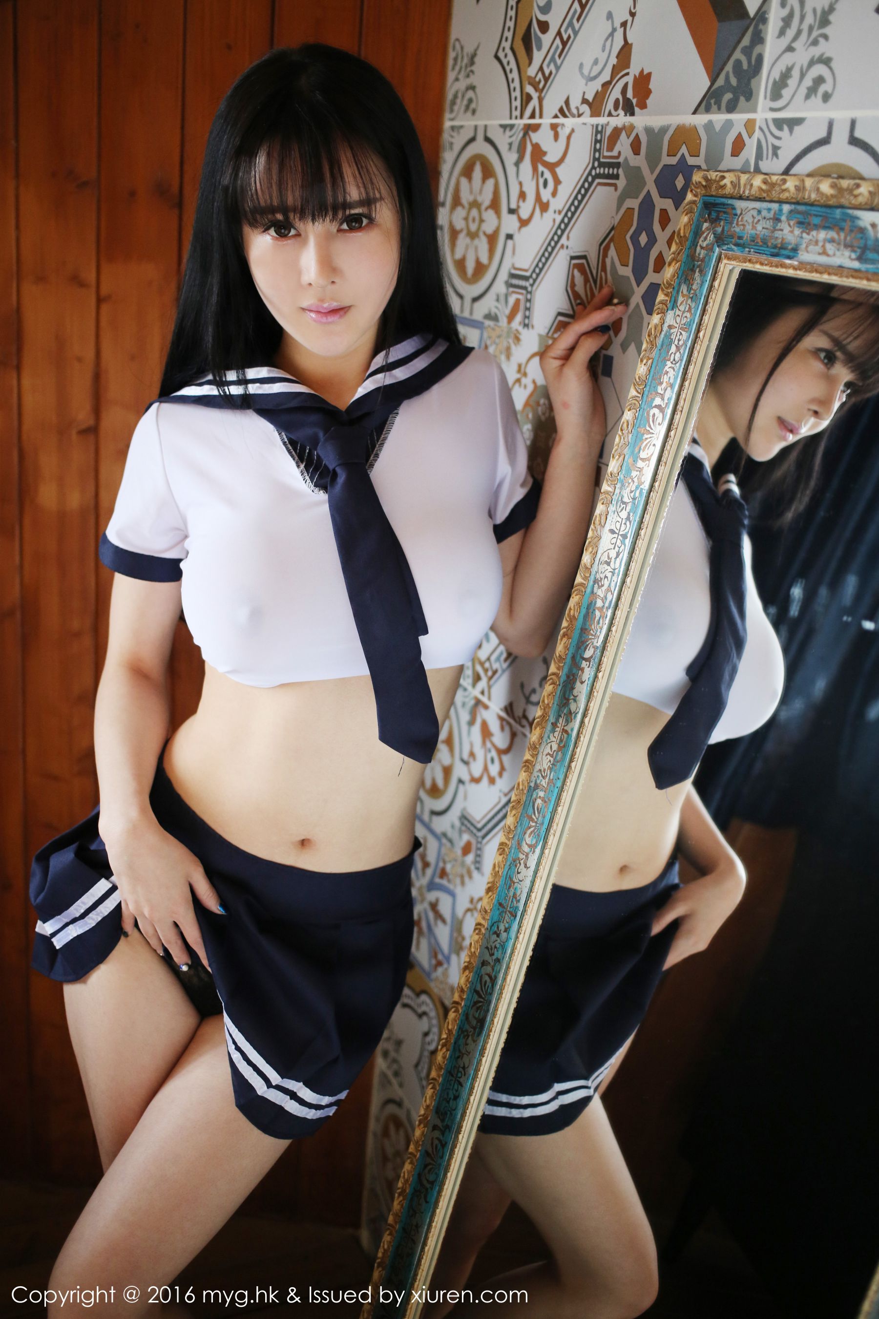蔡文钰Angle《水手服学生制服》 [美媛馆MyGirl] Vol.212