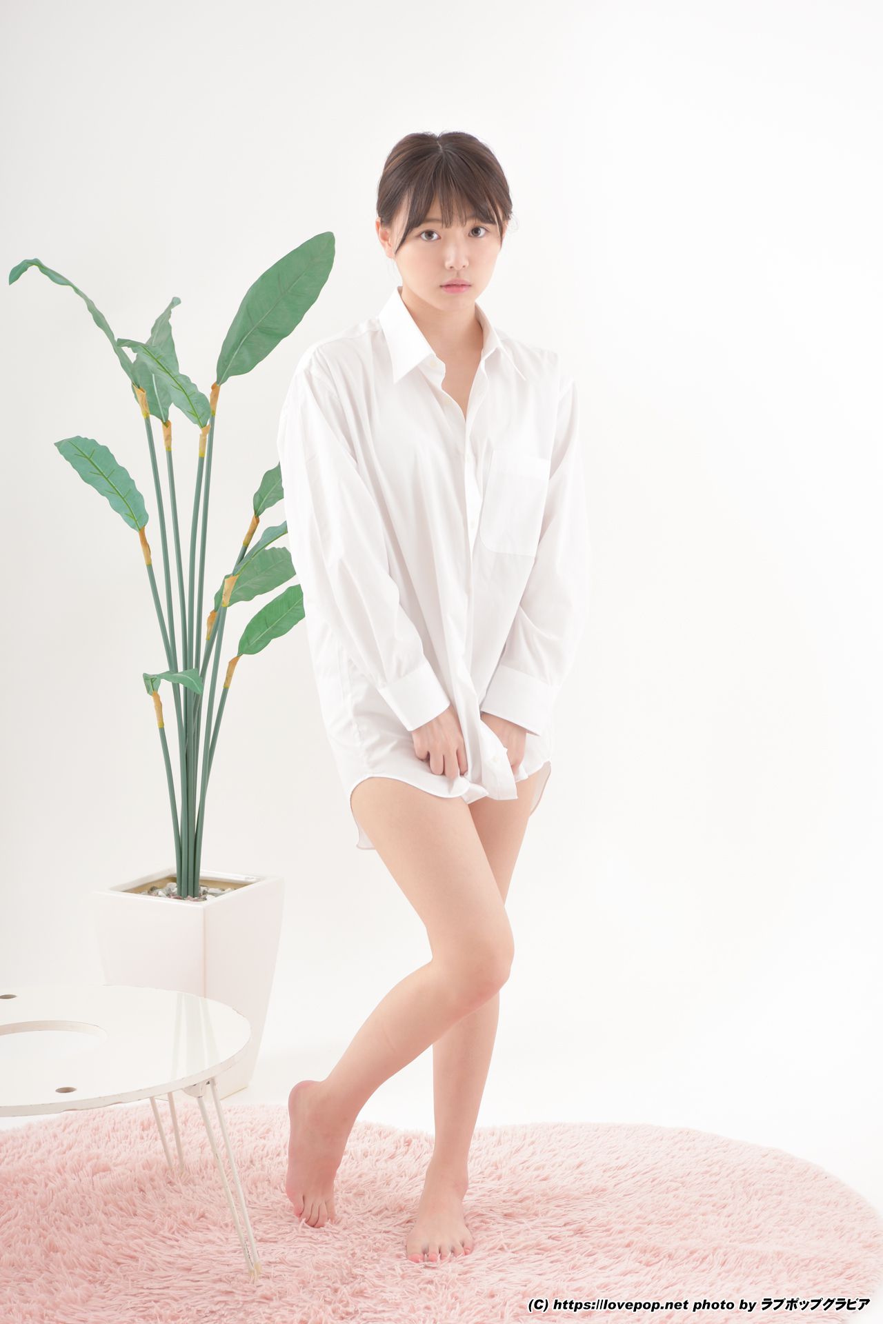 [LOVEPOP] 葉月つばさ 濡れた髪でワイシャツを羽織り…☆彼シャツ Photo - PPV