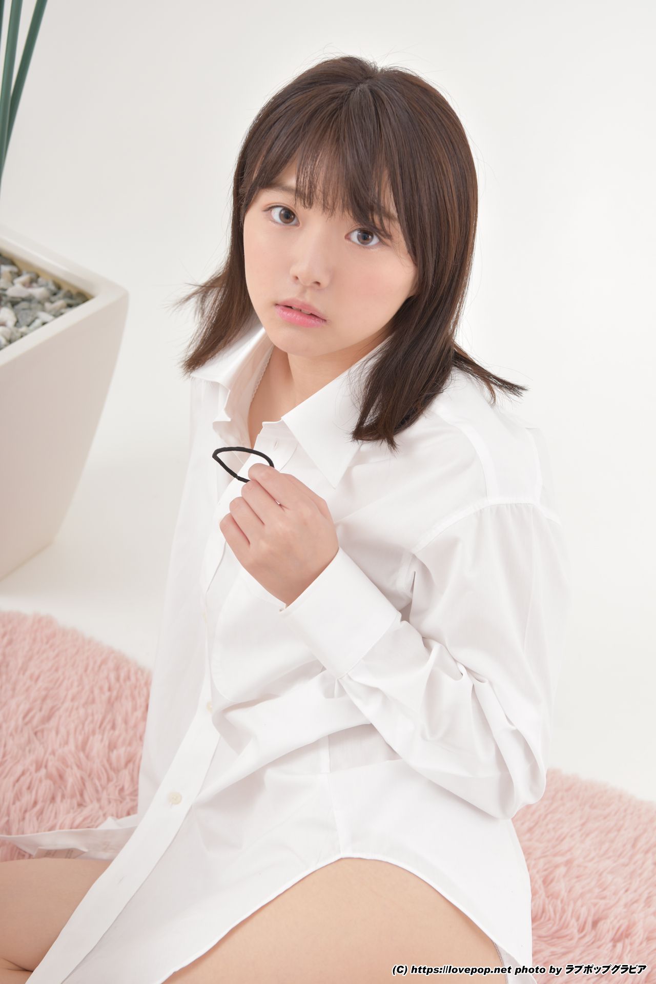[LOVEPOP] 葉月つばさ 濡れた髪でワイシャツを羽織り…☆彼シャツ Photo - PPV