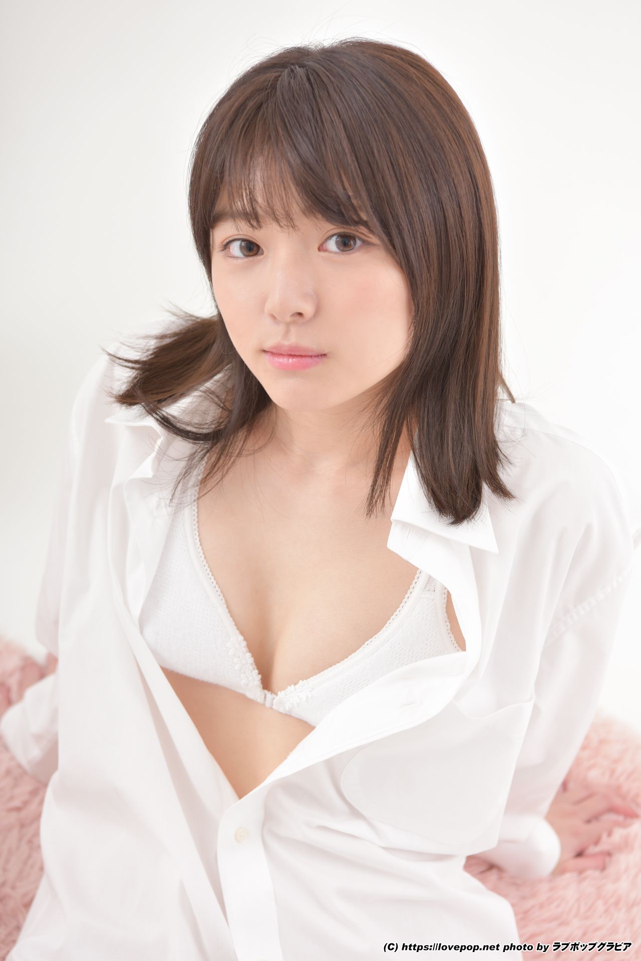 [LOVEPOP] 葉月つばさ 濡れた髪でワイシャツを羽織り…☆彼シャツ Photo - PPV