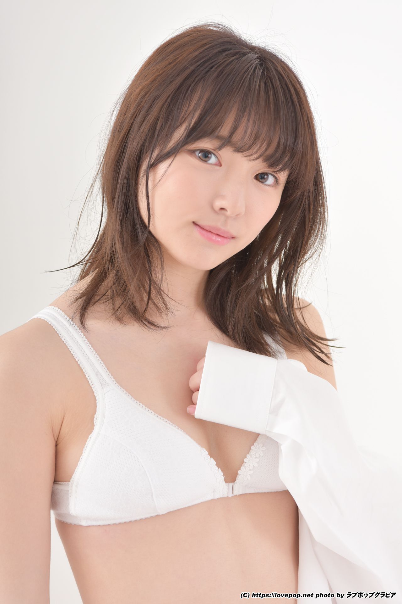 [LOVEPOP] 葉月つばさ 濡れた髪でワイシャツを羽織り…☆彼シャツ Photo - PPV