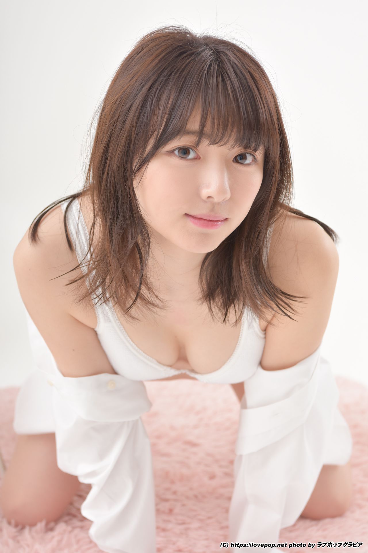 [LOVEPOP] 葉月つばさ 濡れた髪でワイシャツを羽織り…☆彼シャツ Photo - PPV