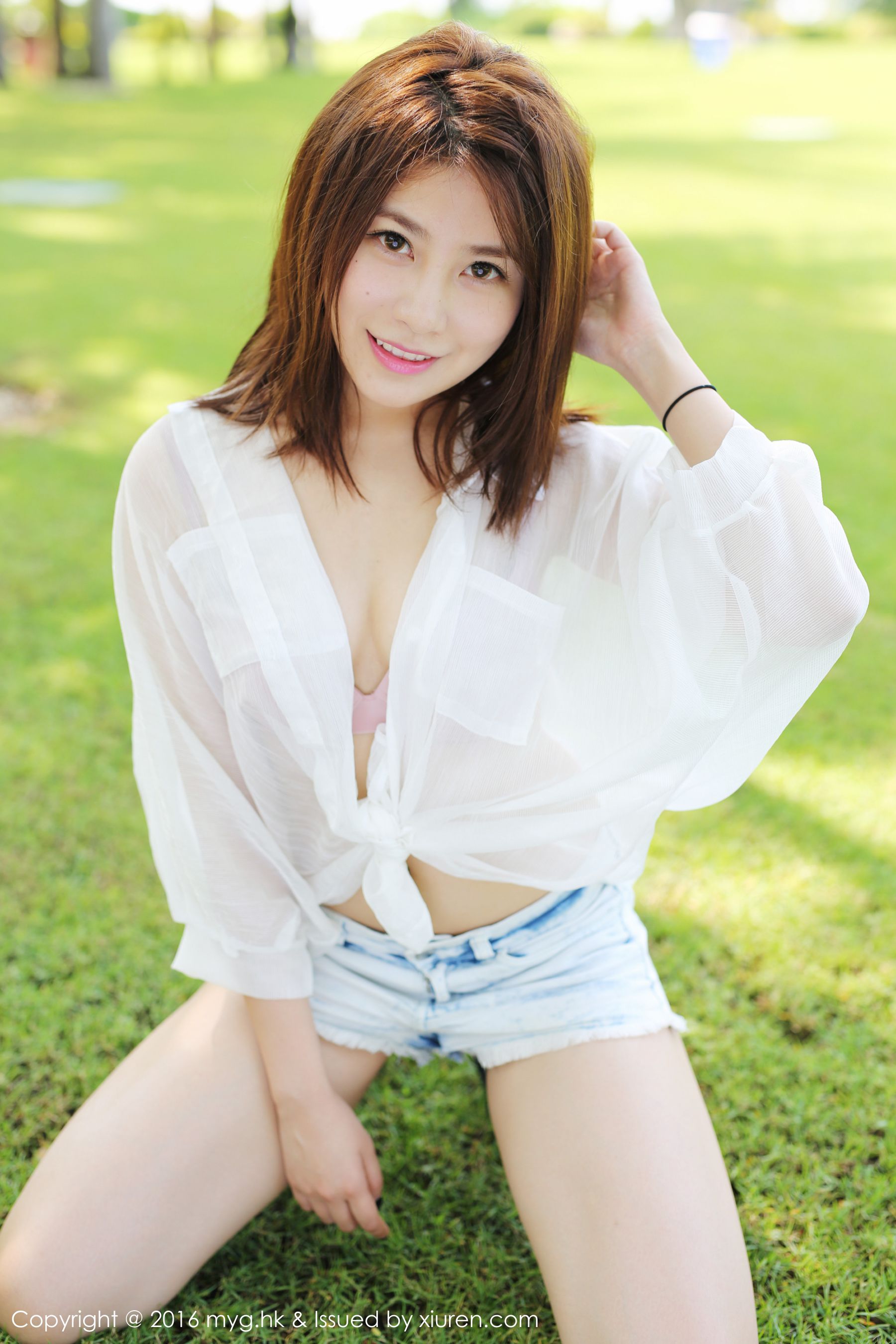 许诺Sabrina《楚楚可人、娇艳欲滴的女神》 [美媛馆MyGirl] Vol.223