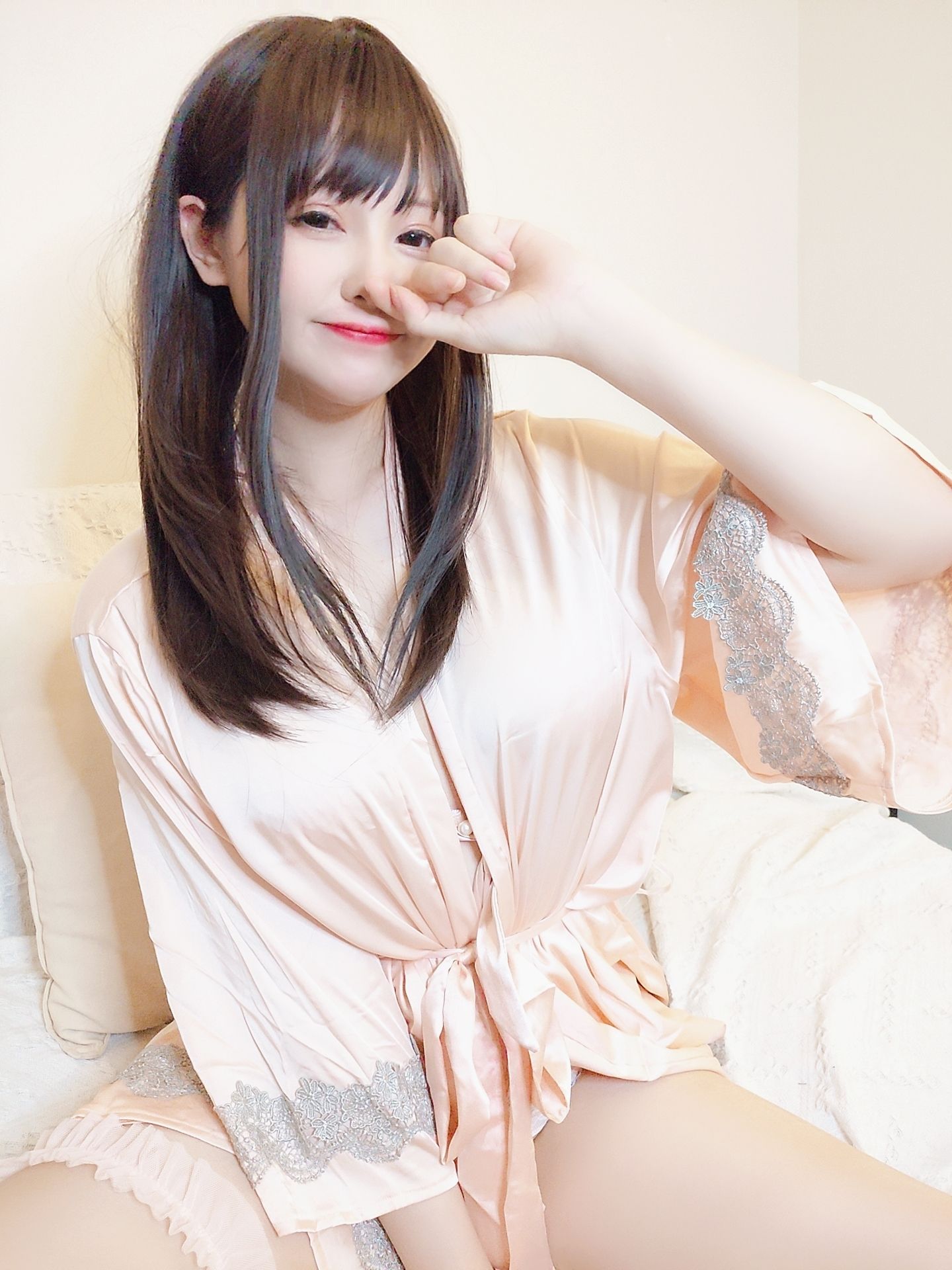 [网红COSER写真] 萌妹子Nyako喵子 - 妄想彼女との同棲生活 之 2组居家睡衣系列