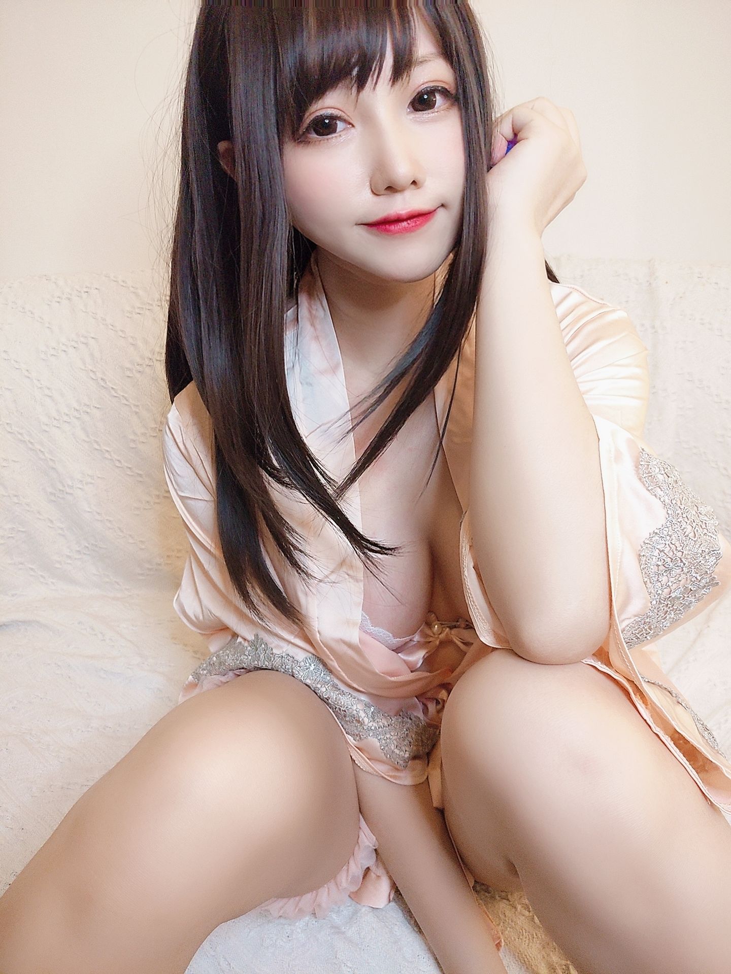 [网红COSER写真] 萌妹子Nyako喵子 - 妄想彼女との同棲生活 之 2组居家睡衣系列