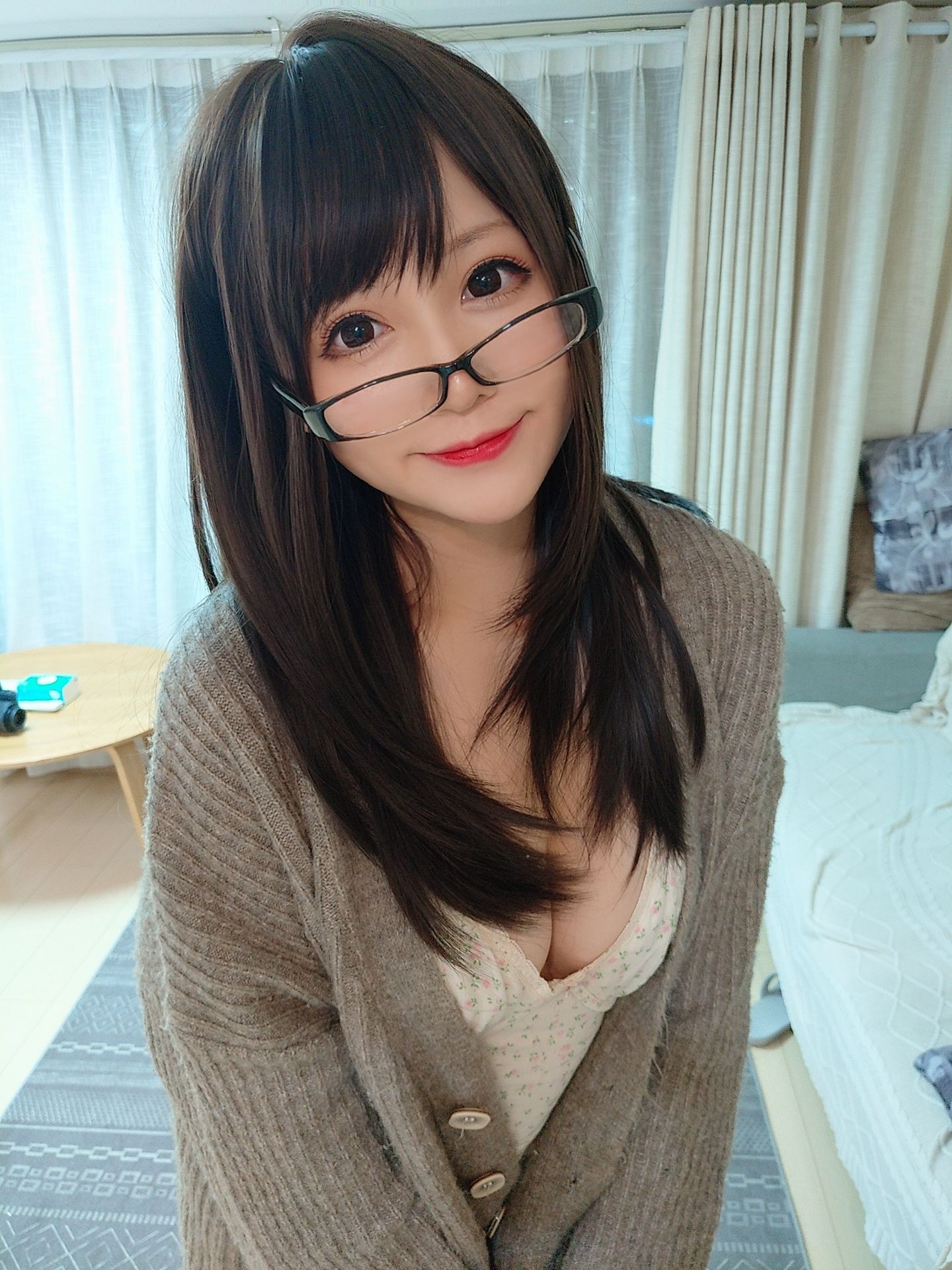 [网红COSER写真] 萌妹子Nyako喵子 - 妄想彼女との同棲生活 之 2组居家睡衣系列
