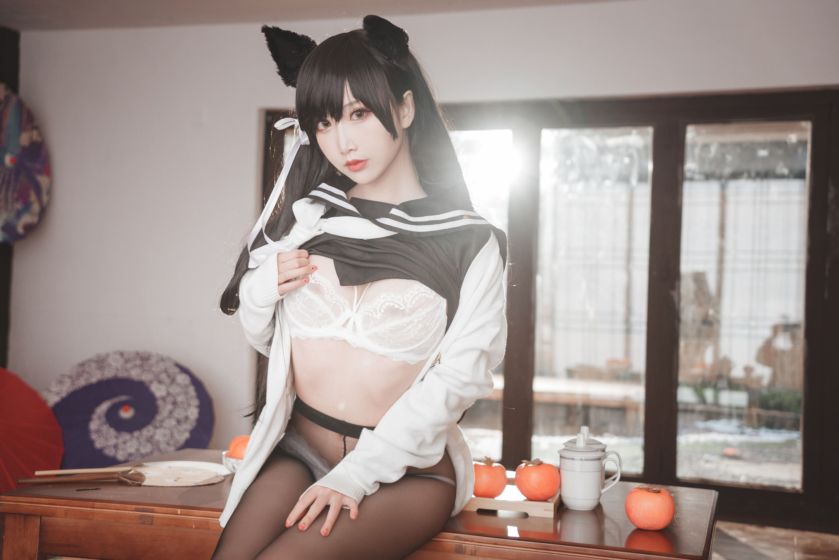 [网红COSER写真] 可爱人气Coser面饼仙儿 - 爱宕JK2