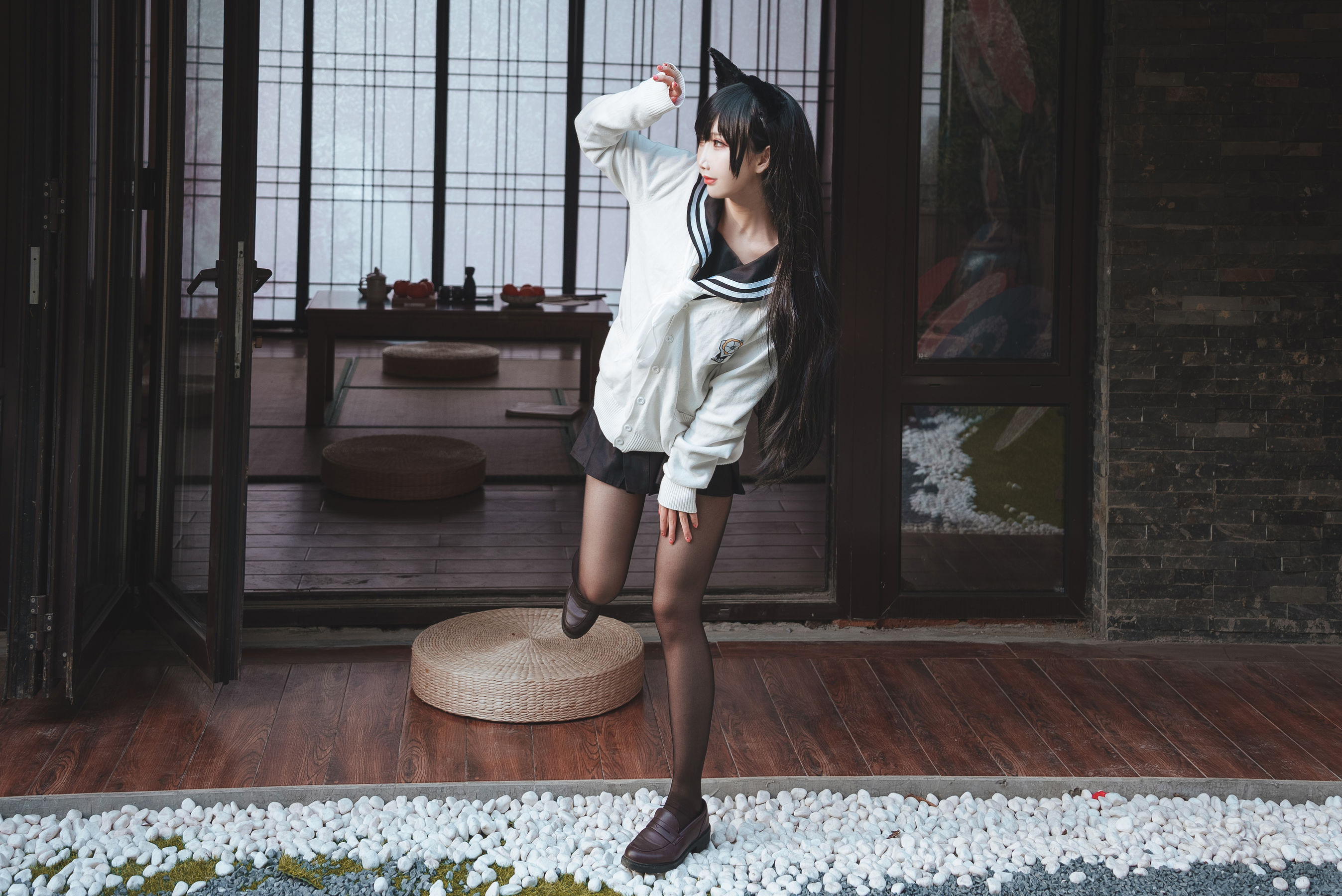 [网红COSER写真] 可爱人气Coser面饼仙儿 - 爱宕JK2