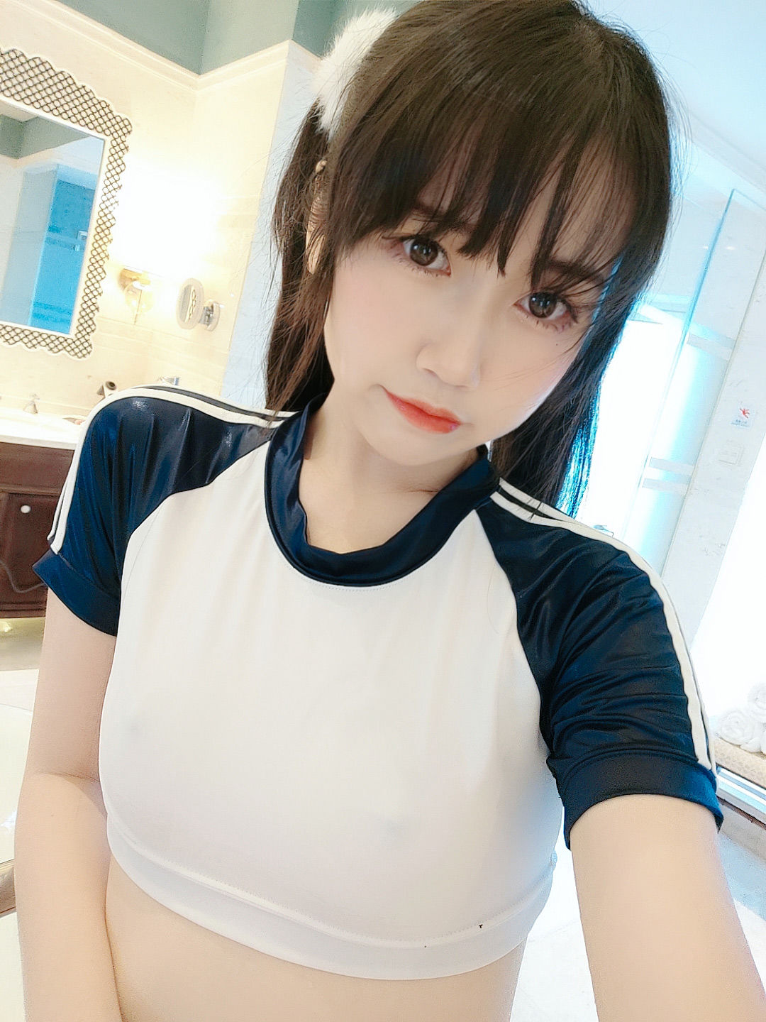 [网红COSER写真] 微博人气Coser不呆猫 - 三亚泳衣