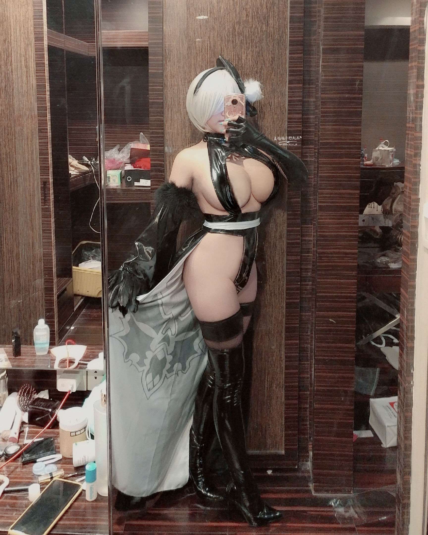 [网红COSER写真] 夏鸽鸽不想起床 - 忍者2B