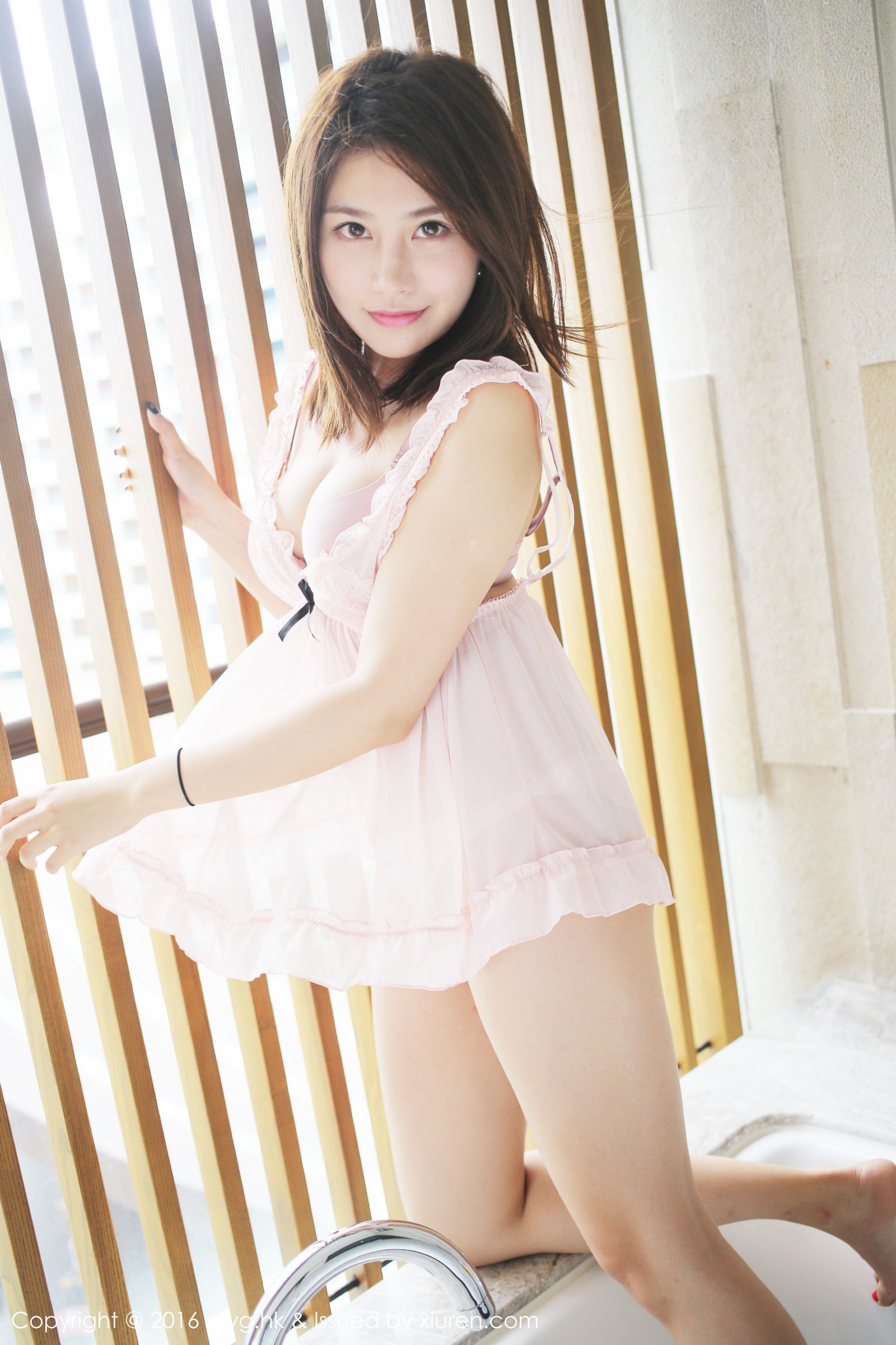 许诺Sabrina《浴巾+睡衣》 [美媛馆MyGirl] Vol.228