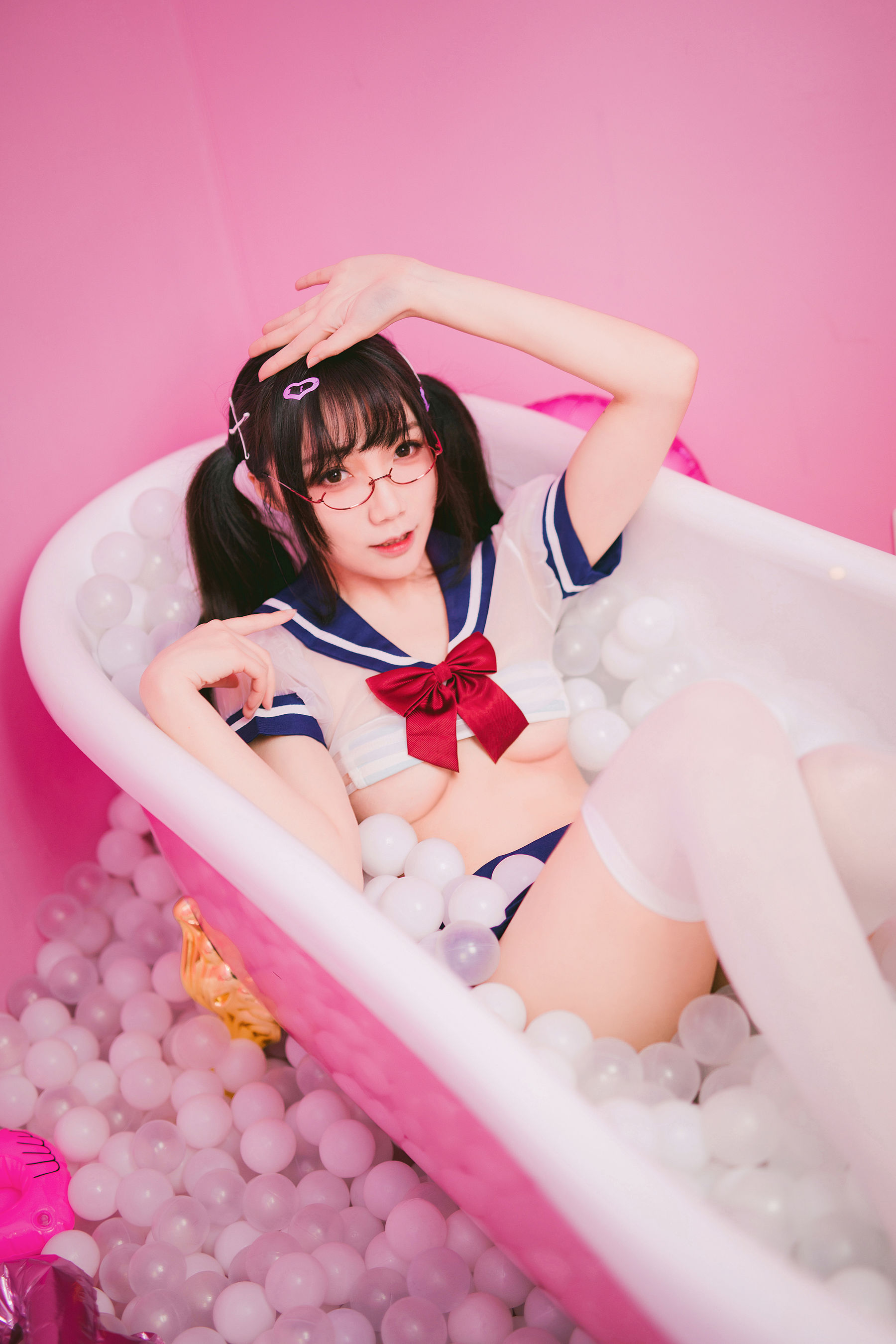 [网红COSER写真] 萝莉福利真央Mao - JK