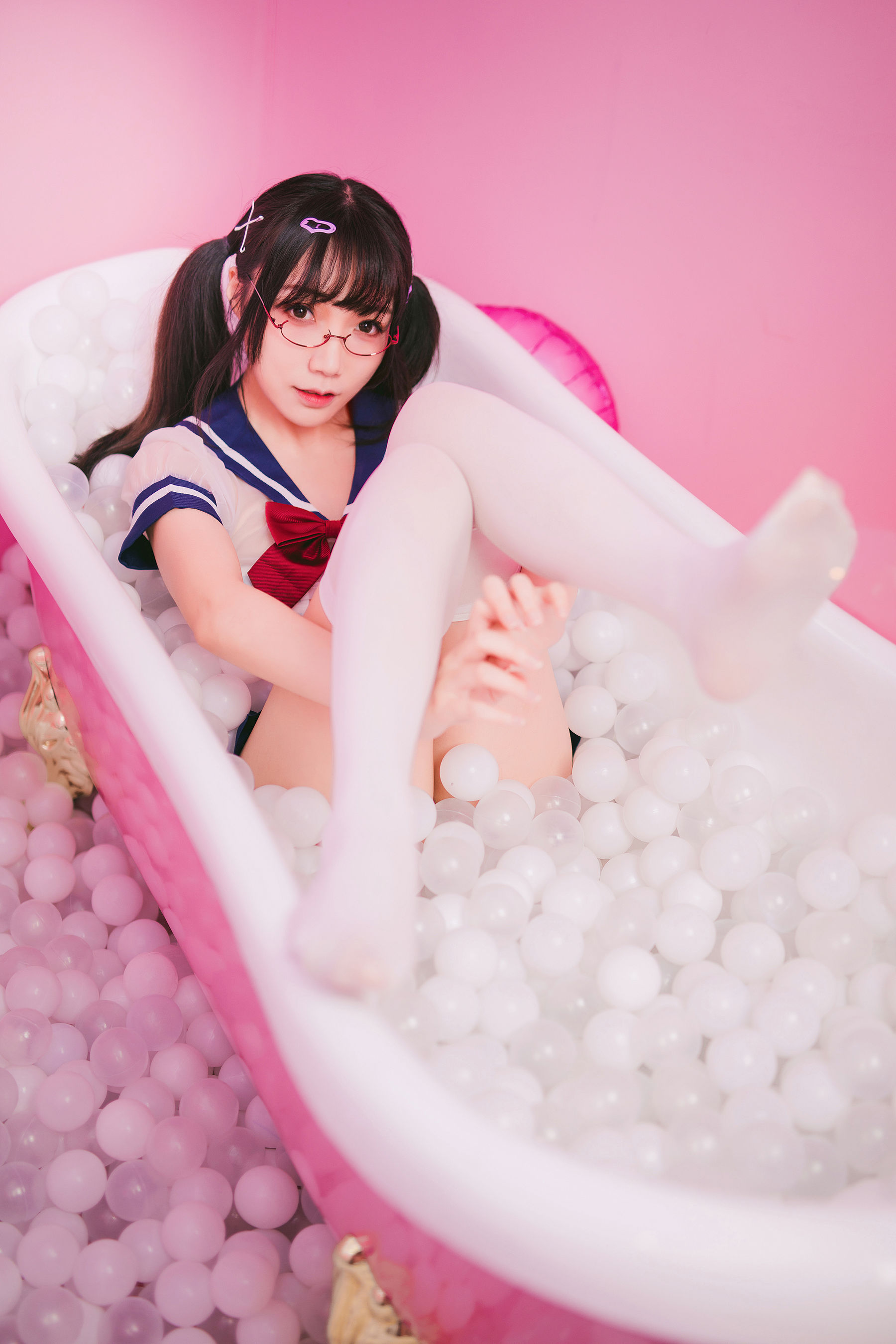 [网红COSER写真] 萝莉福利真央Mao - JK