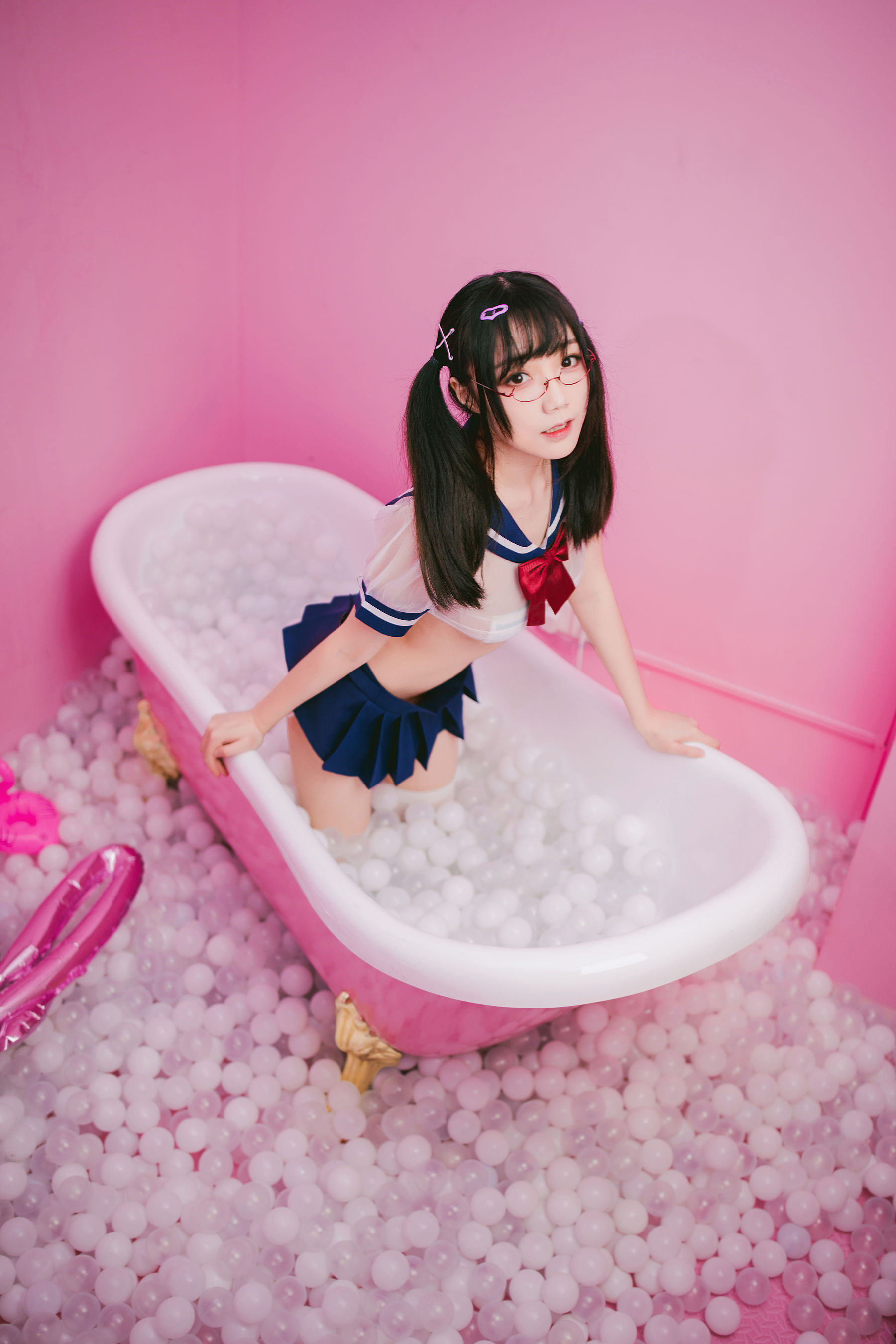 [网红COSER写真] 萝莉福利真央Mao - JK