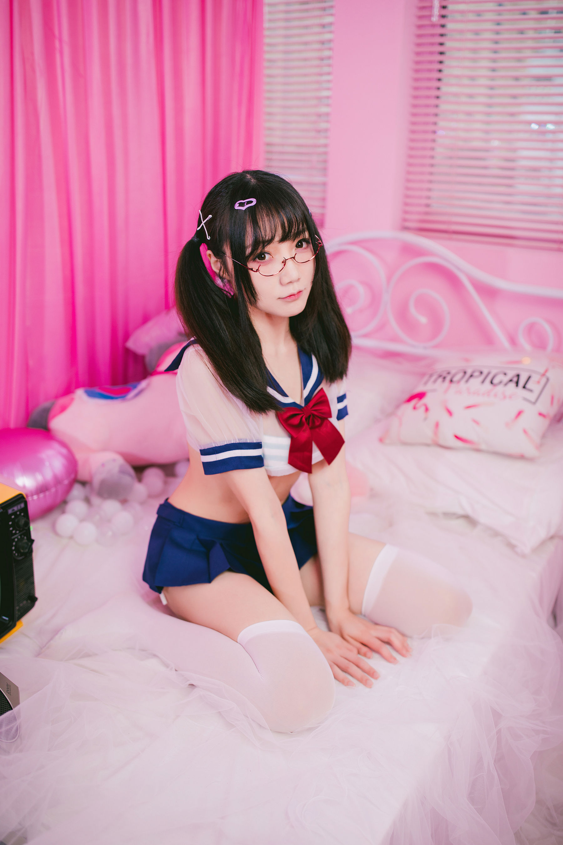 [网红COSER写真] 萝莉福利真央Mao - JK