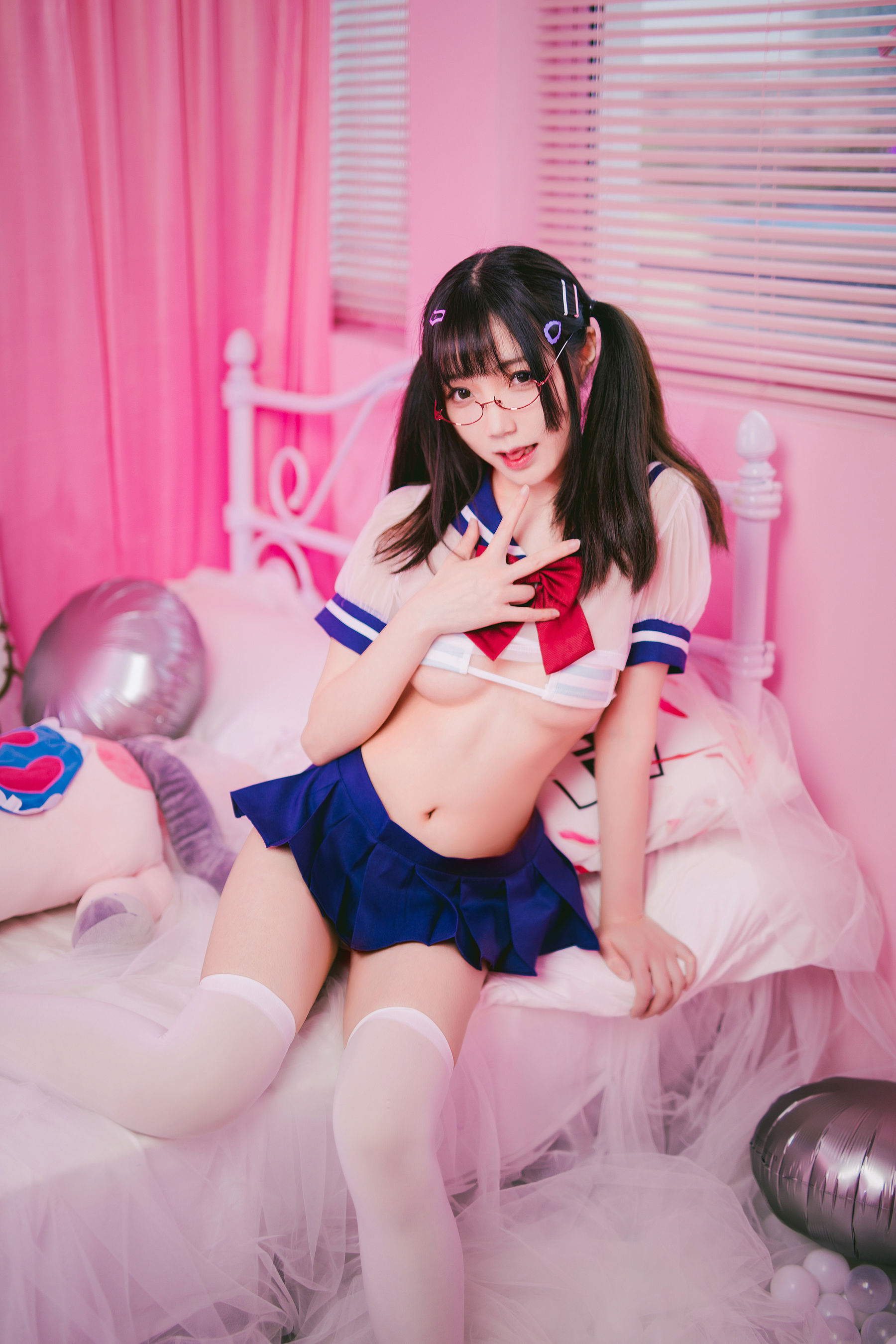 [网红COSER写真] 萝莉福利真央Mao - JK