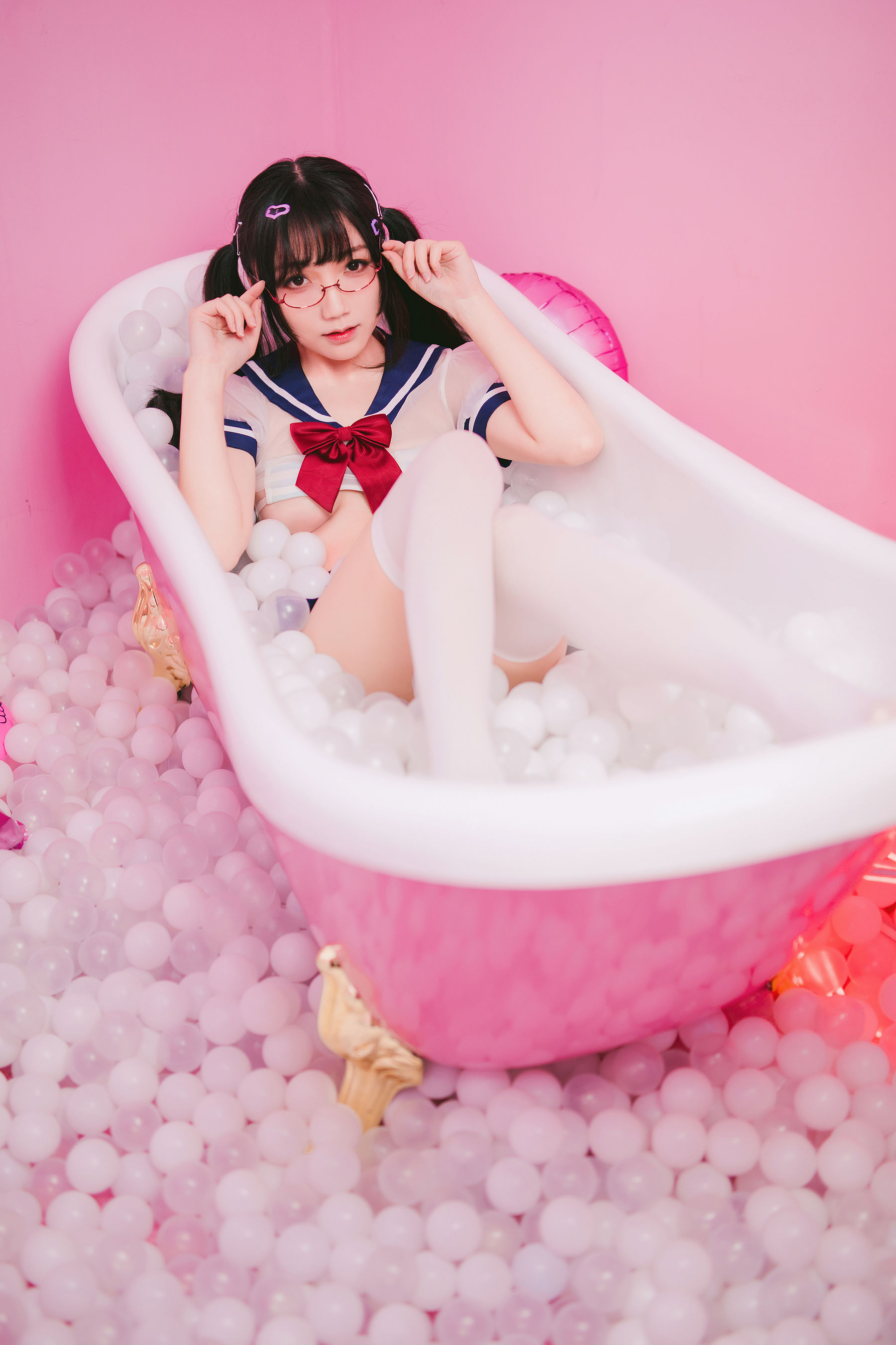 [网红COSER写真] 萝莉福利真央Mao - JK
