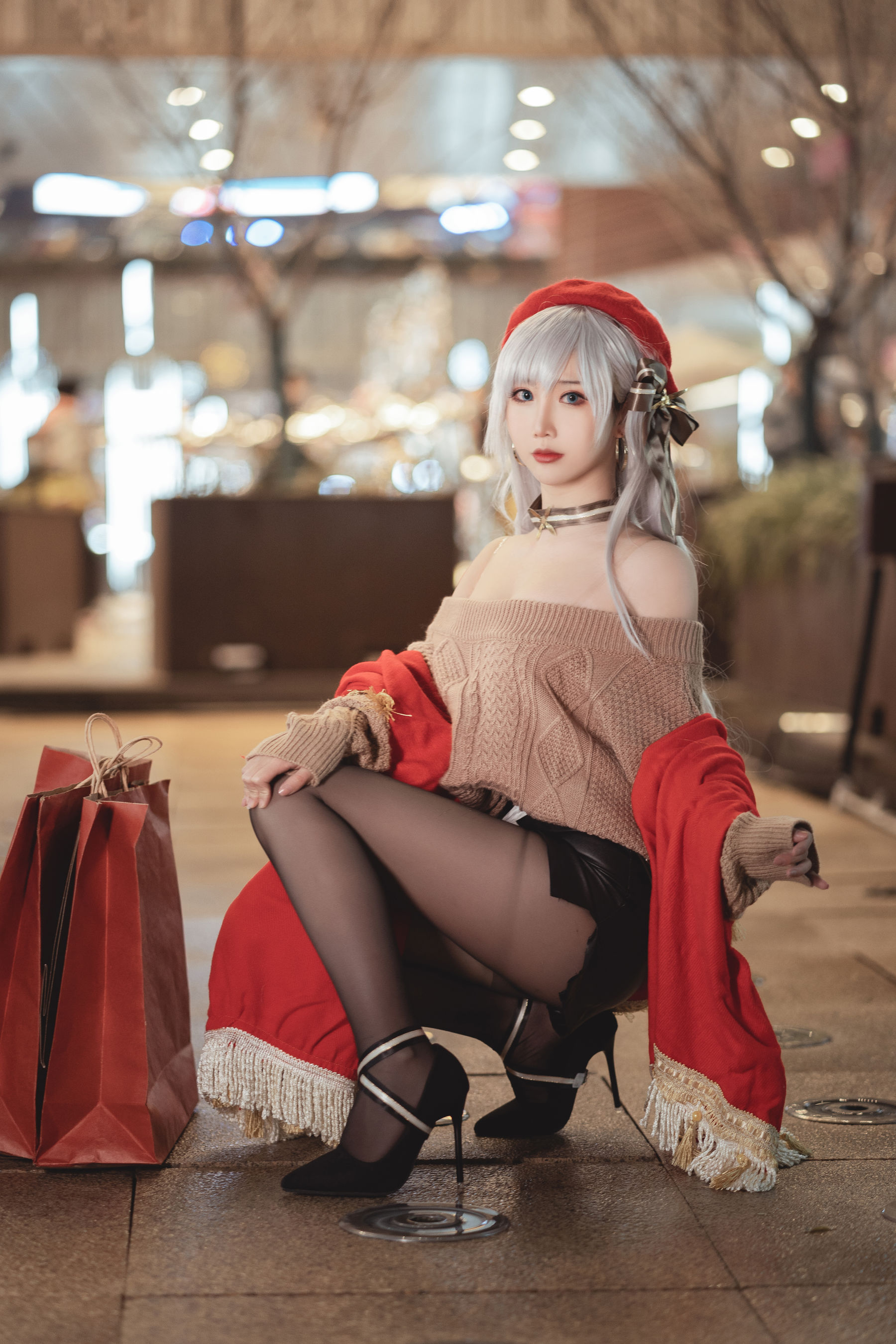 [网红COSER写真] 可爱人气Coser面饼仙儿 - 圣诞贝法