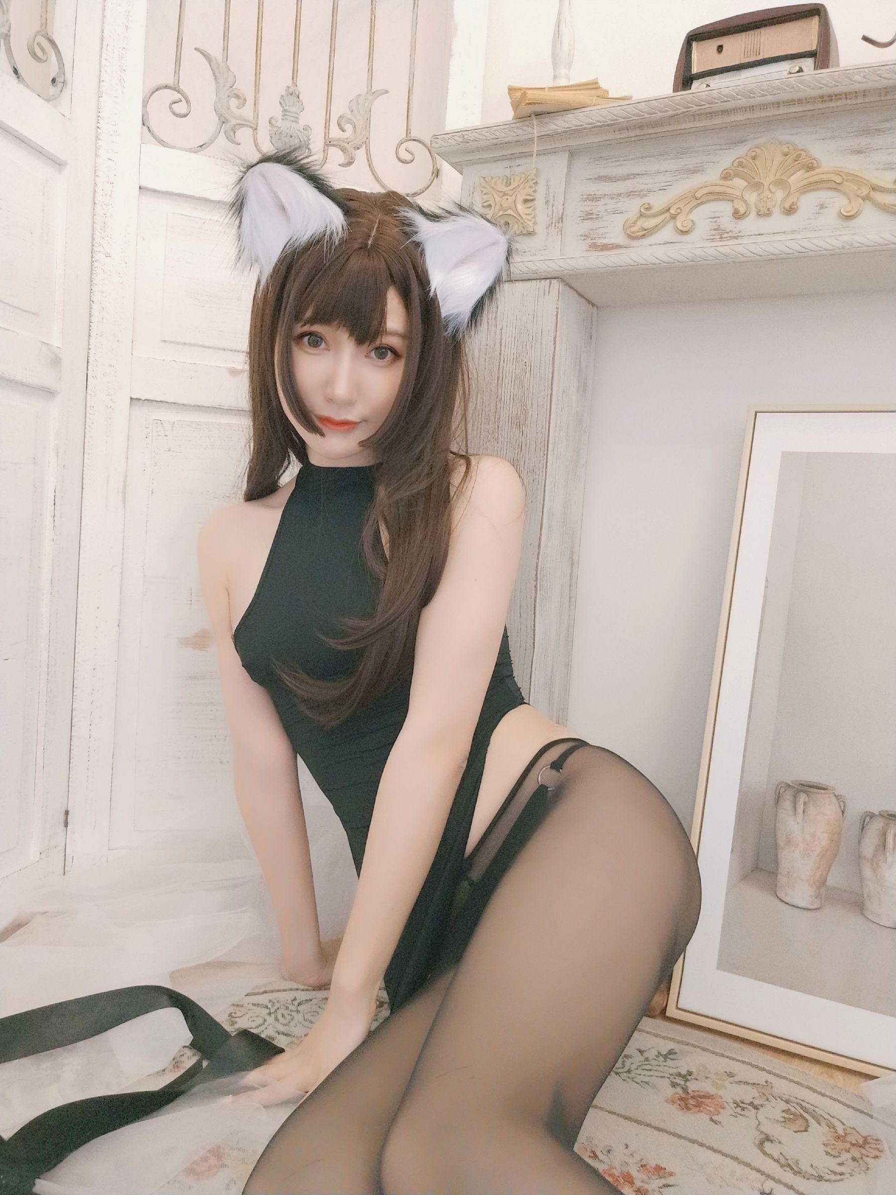[网红COSER写真] 木之本果 - 黒猫の彼女