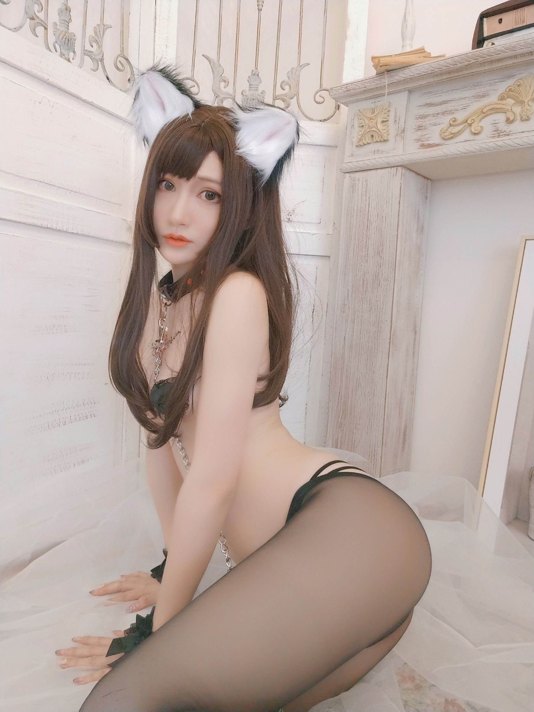[网红COSER写真] 木之本果 - 黒猫の彼女