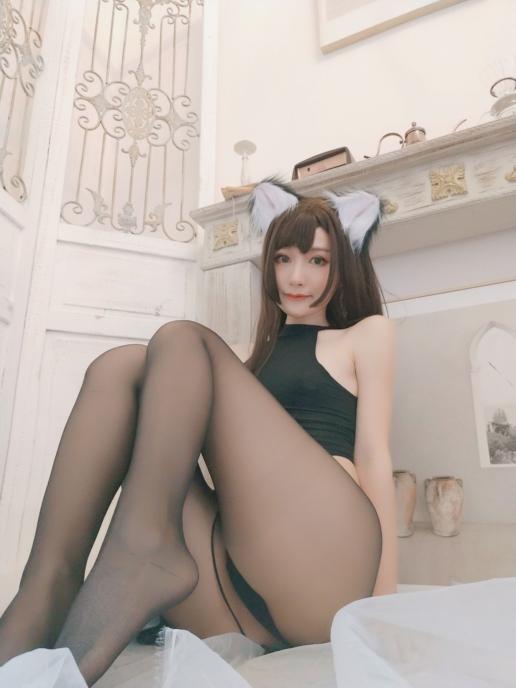 [网红COSER写真] 木之本果 - 黒猫の彼女